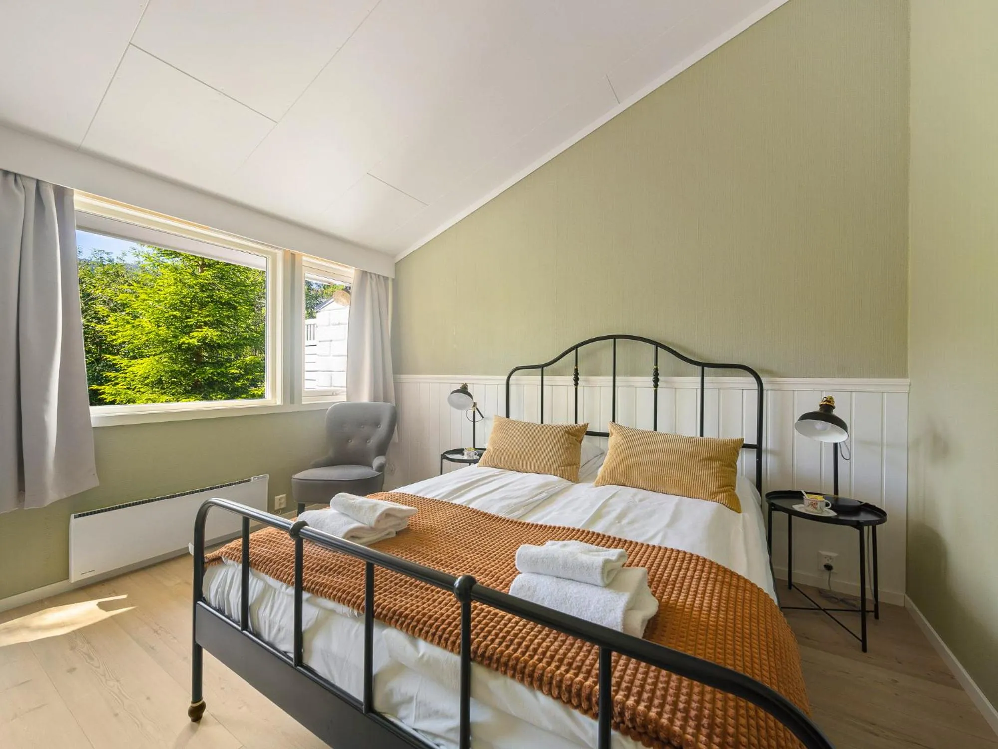 Bed in Hardanger Guesthouse