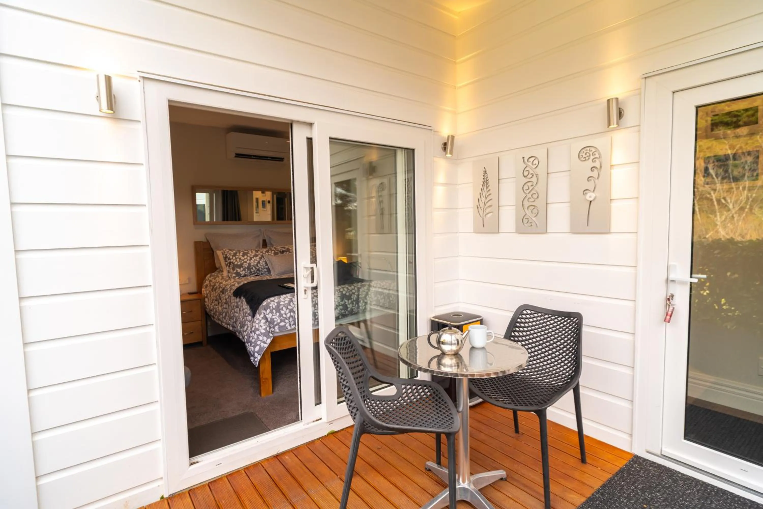 Patio in Two Rivers Ohakune - Boutique Bed and Breakfast