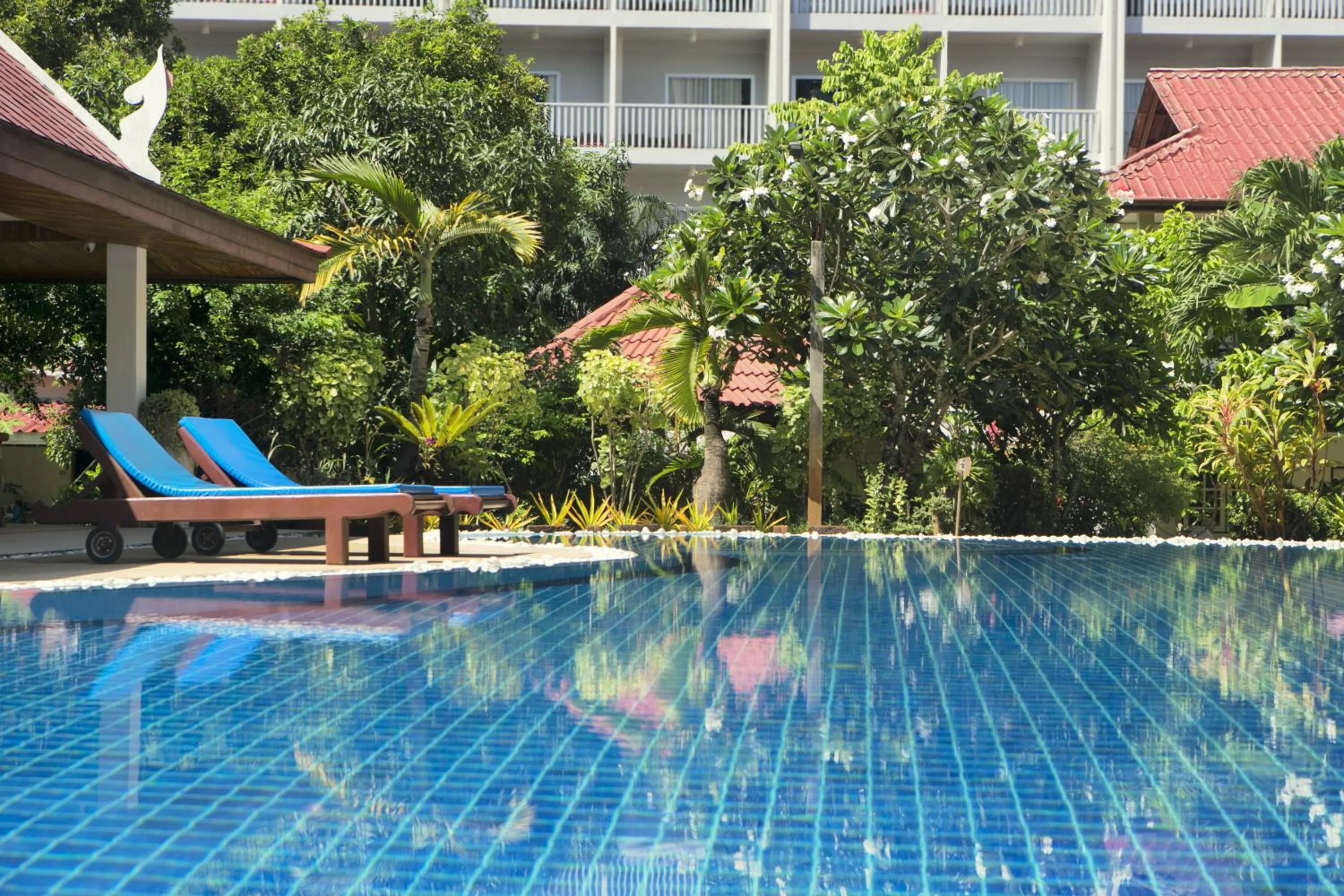 Swimming pool in Patong Palace Hotel - SHA Extra Plus