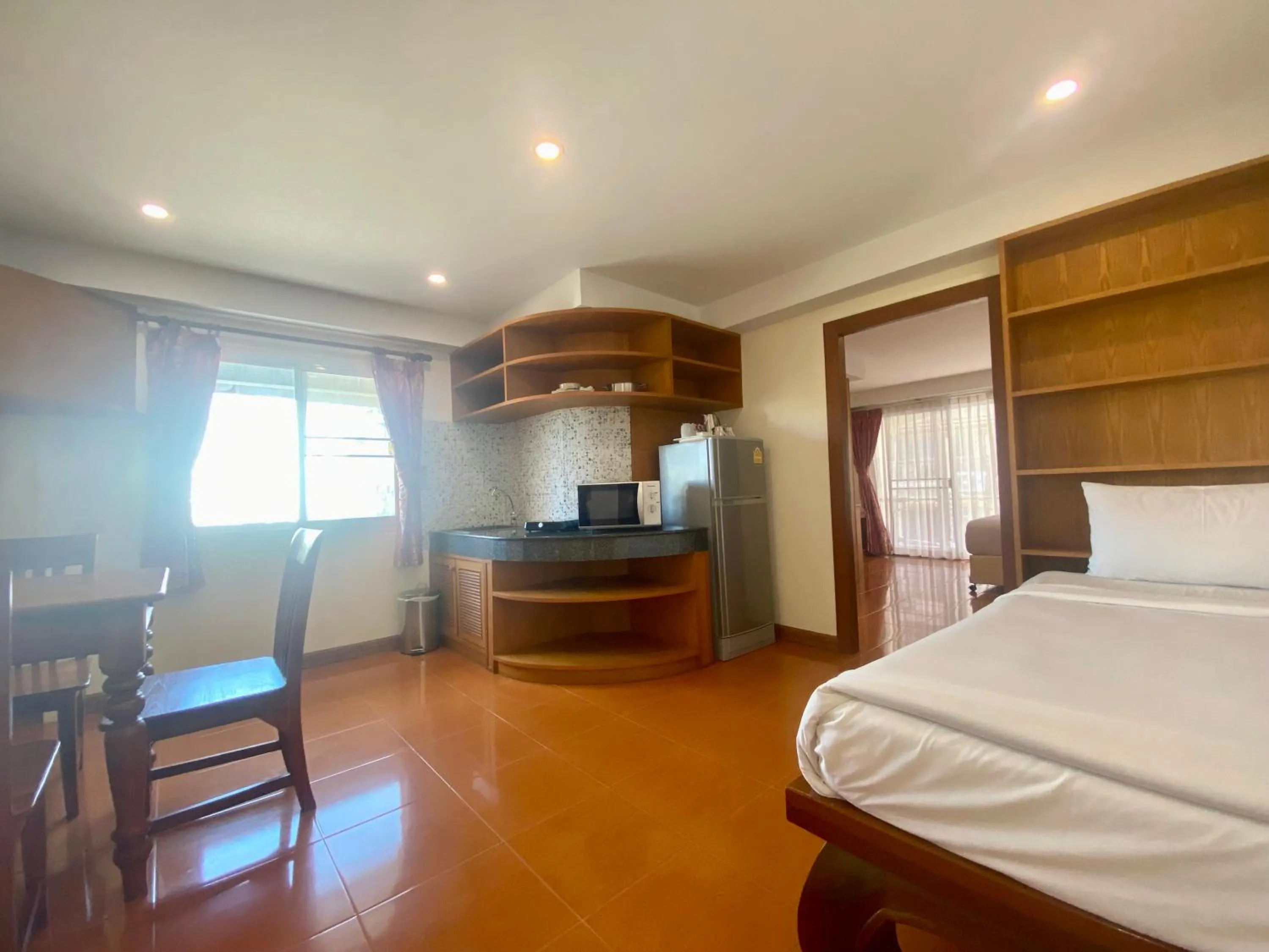 View (from property/room), Bed in Patong Palace Hotel - SHA Extra Plus