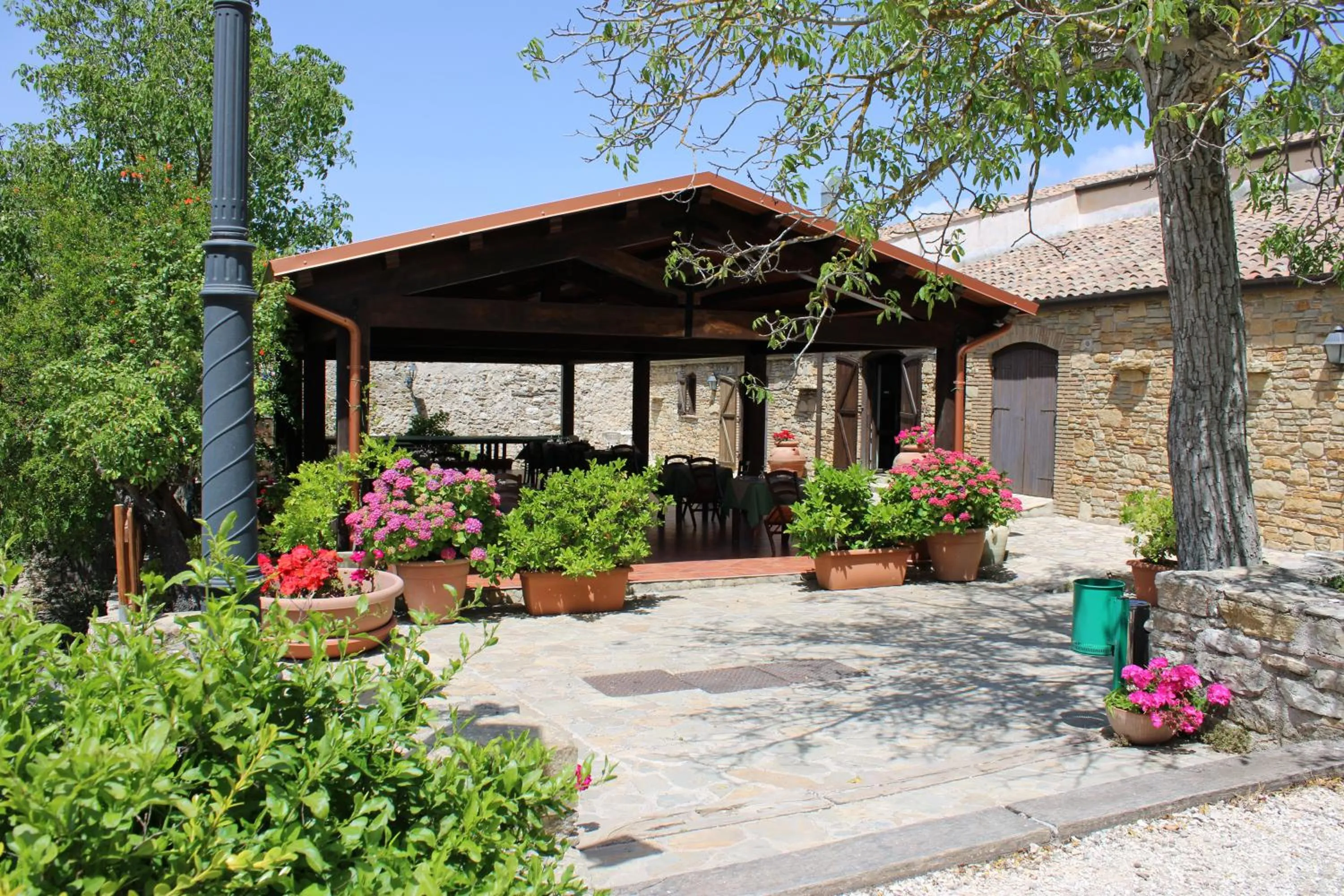 Patio in Agriturismo Sant'Agata