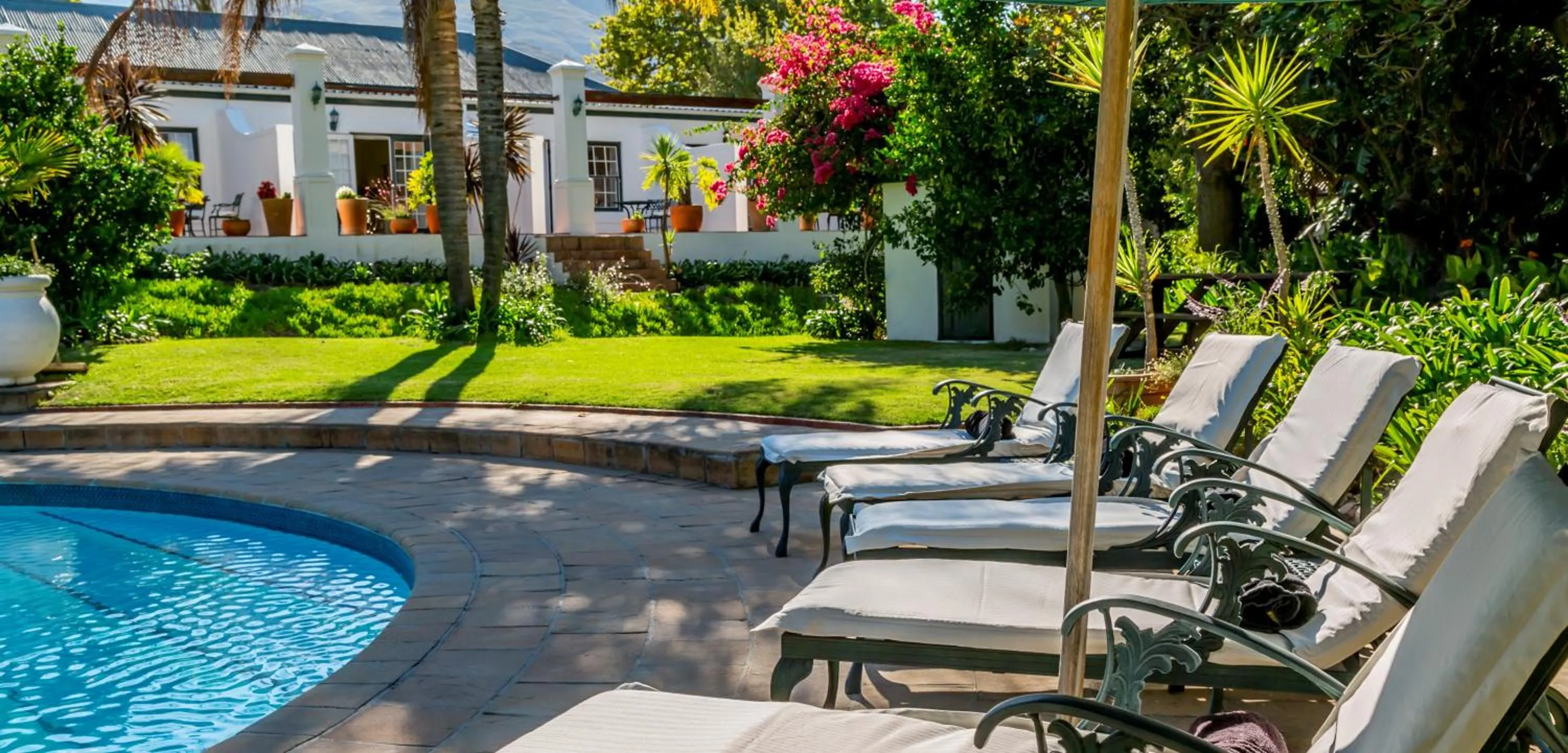 Swimming pool in Le Manoir de Brendel