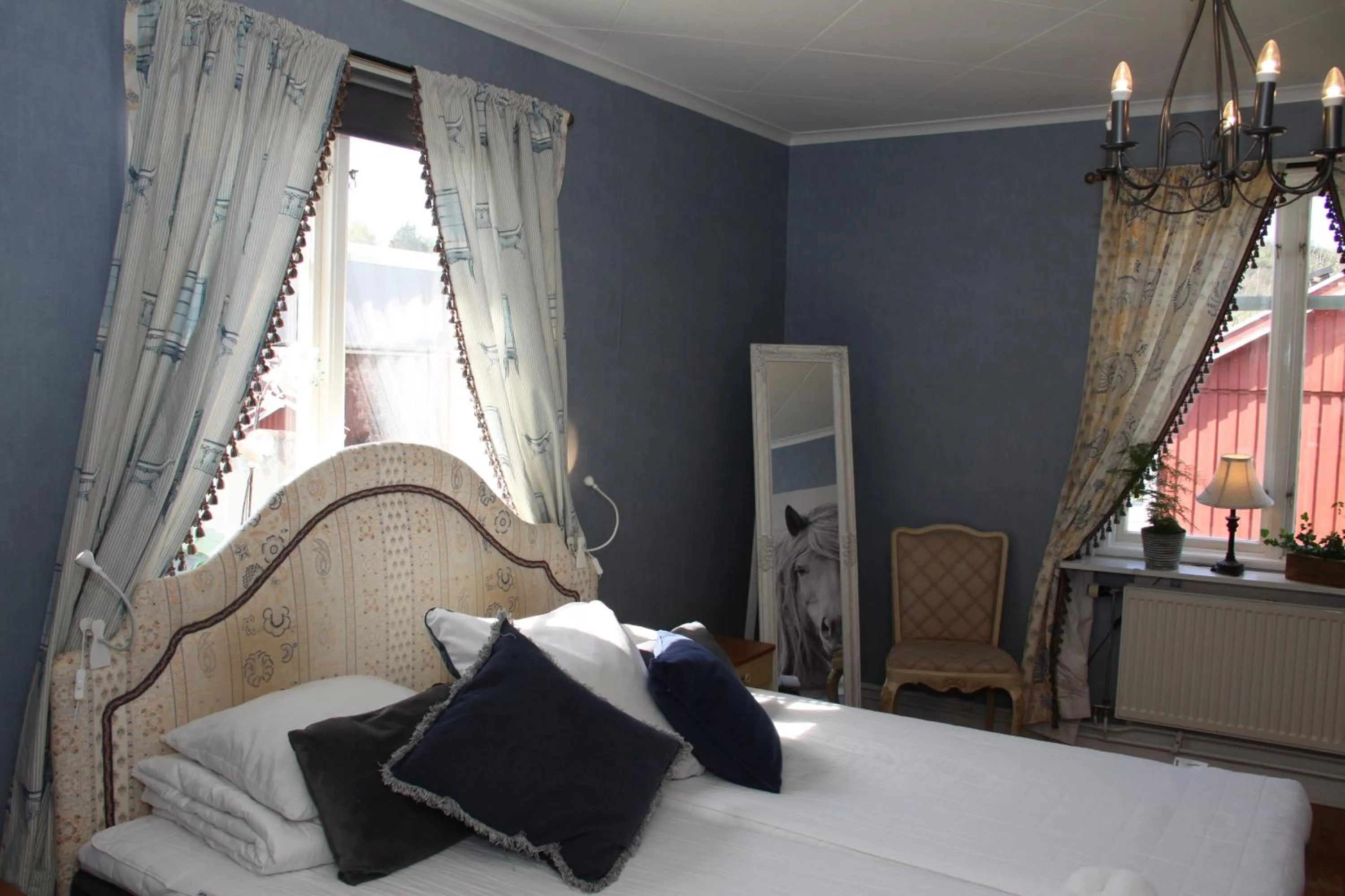 Bed in Älgbergets Bed & Breakfast