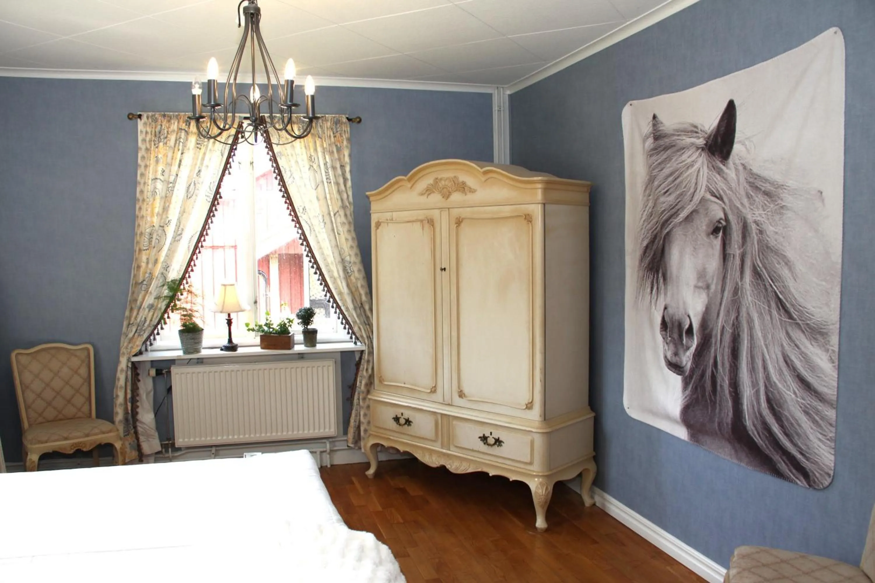 Bed in Älgbergets Bed & Breakfast