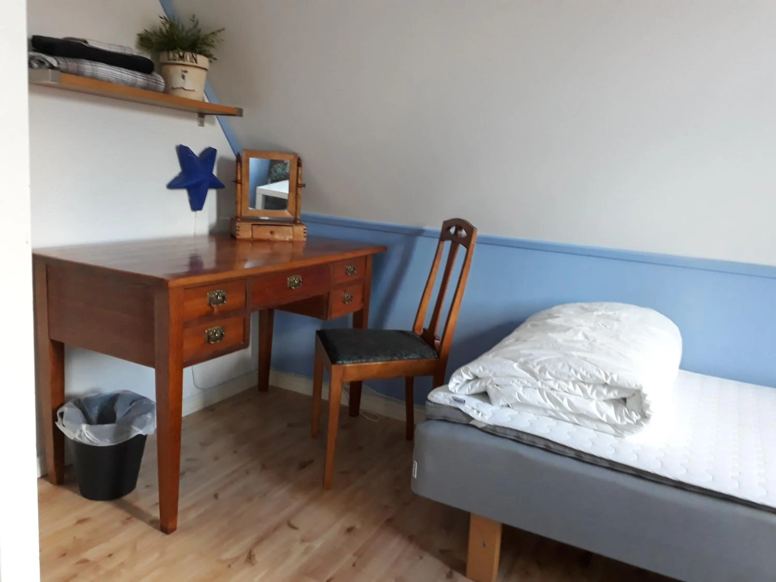 Bed in Älgbergets Bed & Breakfast