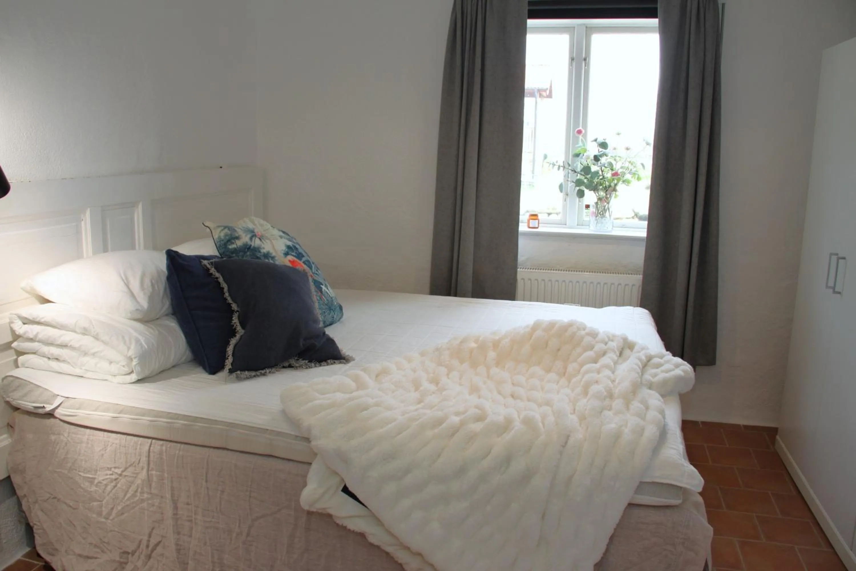 Bed in Älgbergets Bed & Breakfast