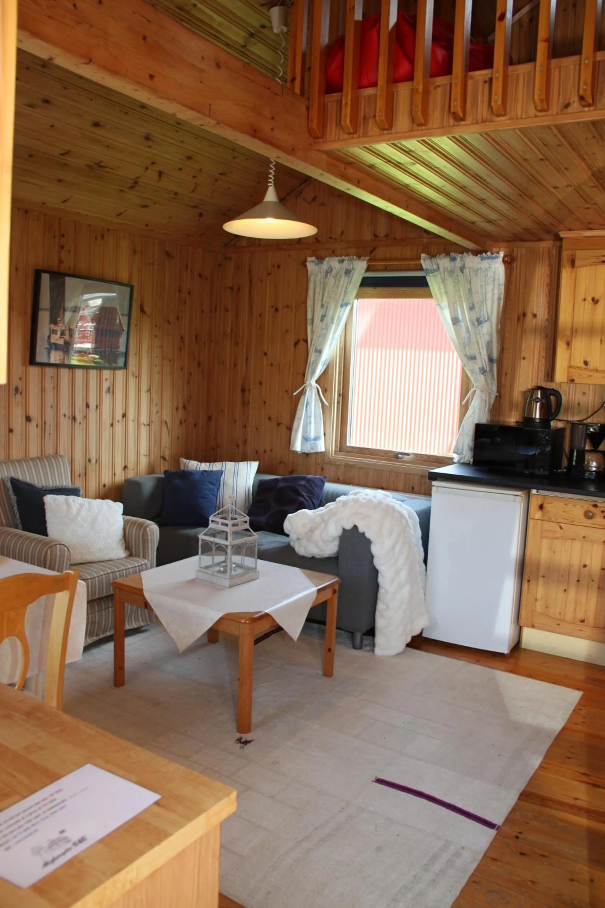 Living room in Älgbergets Bed & Breakfast