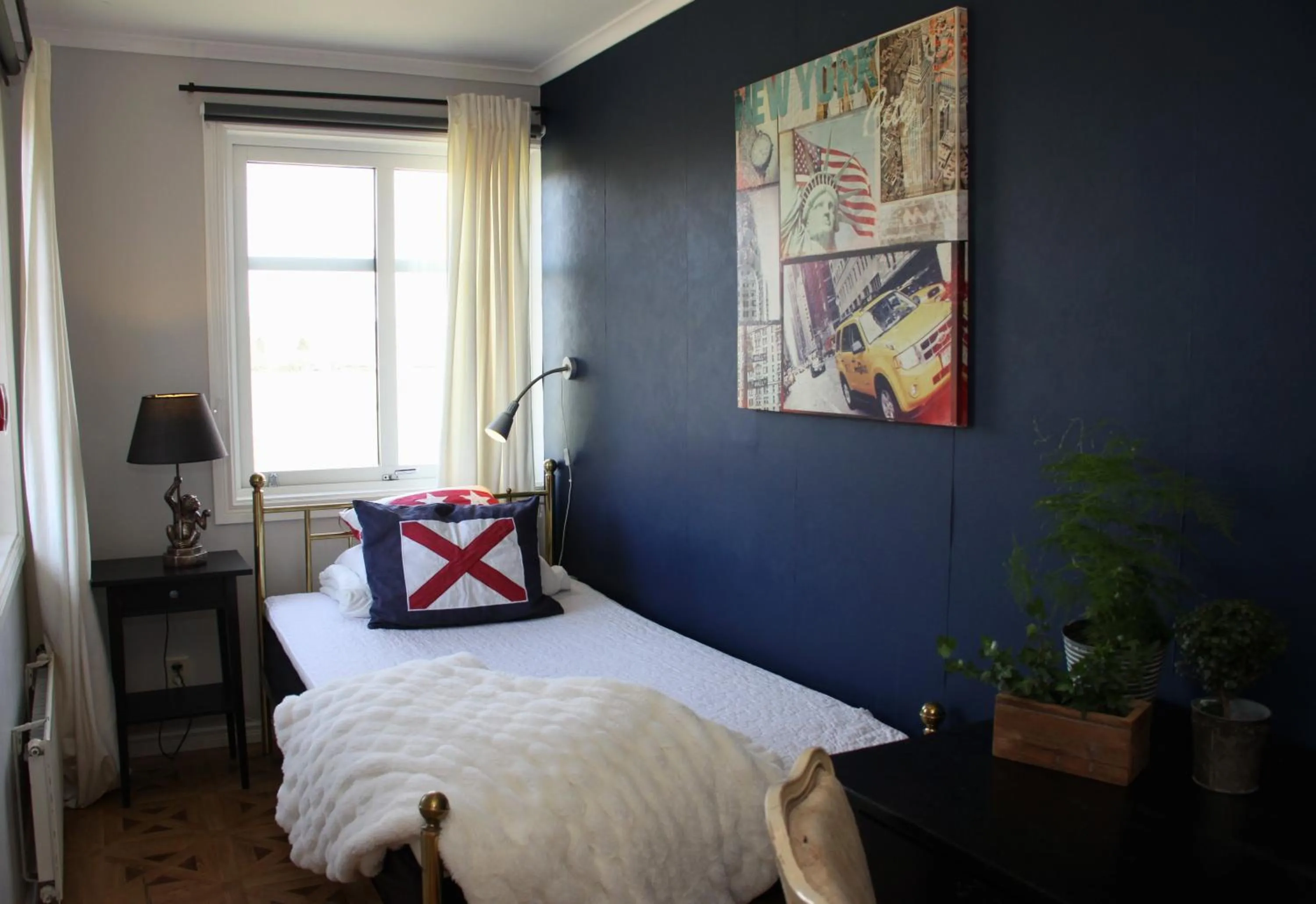 Bed in Älgbergets Bed & Breakfast