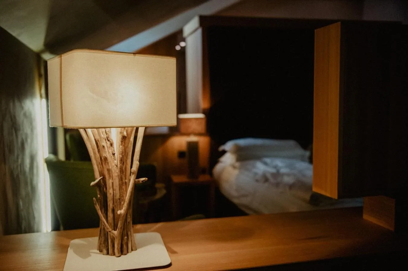 Decorative detail, Bed in Hotel Larice