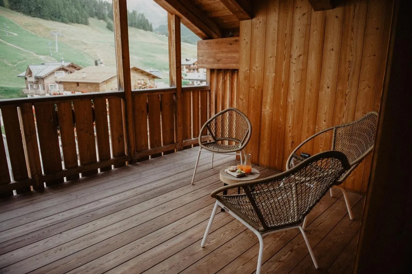 Natural landscape in Hotel Larice