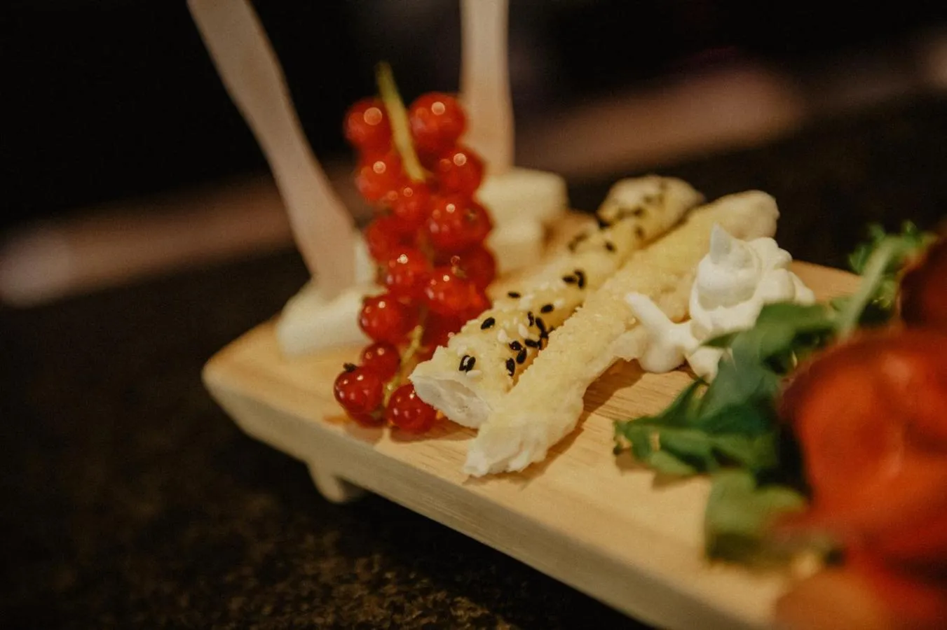 Food close-up in Hotel Larice