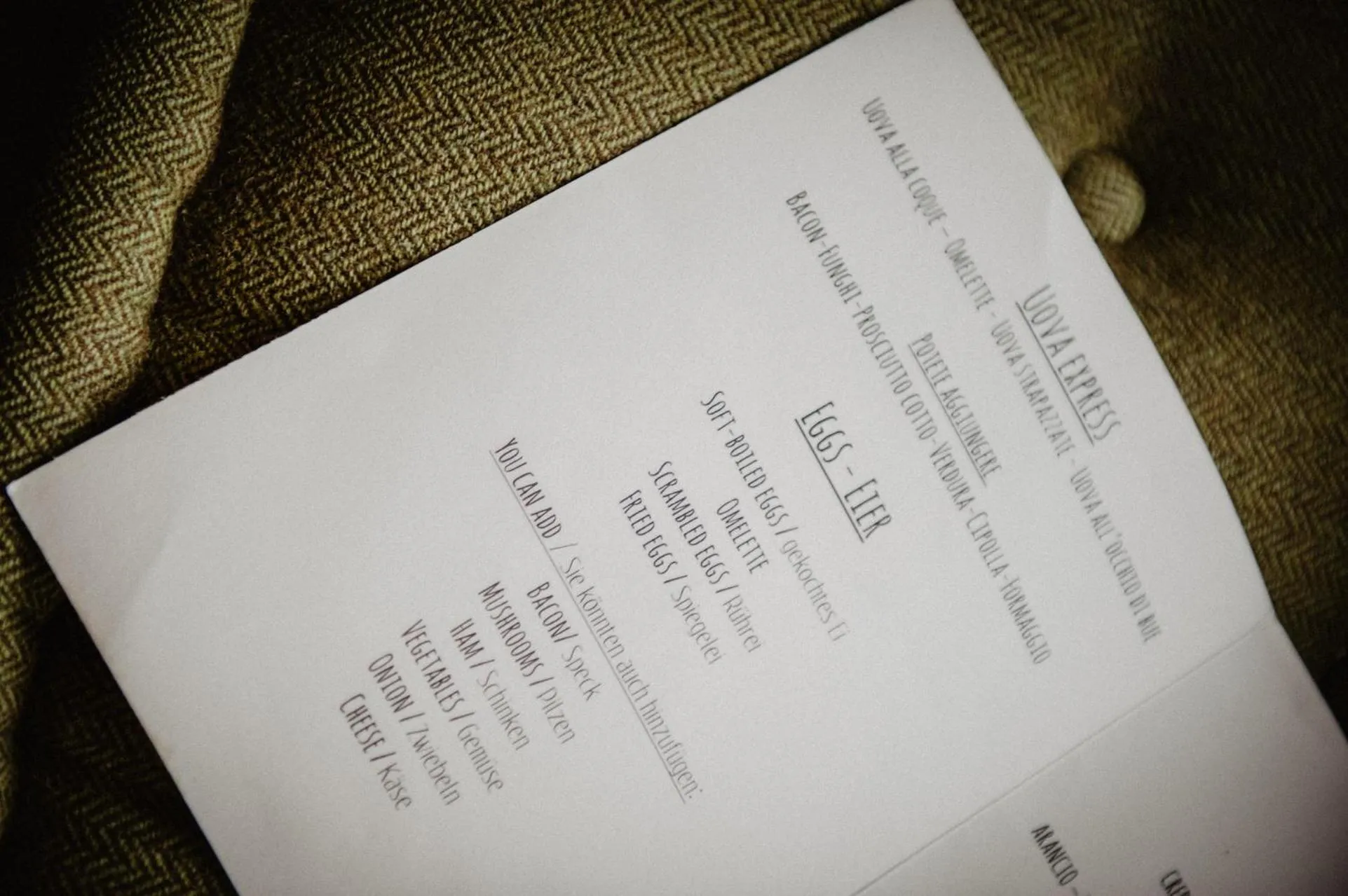 Restaurant/places to eat in Hotel Larice