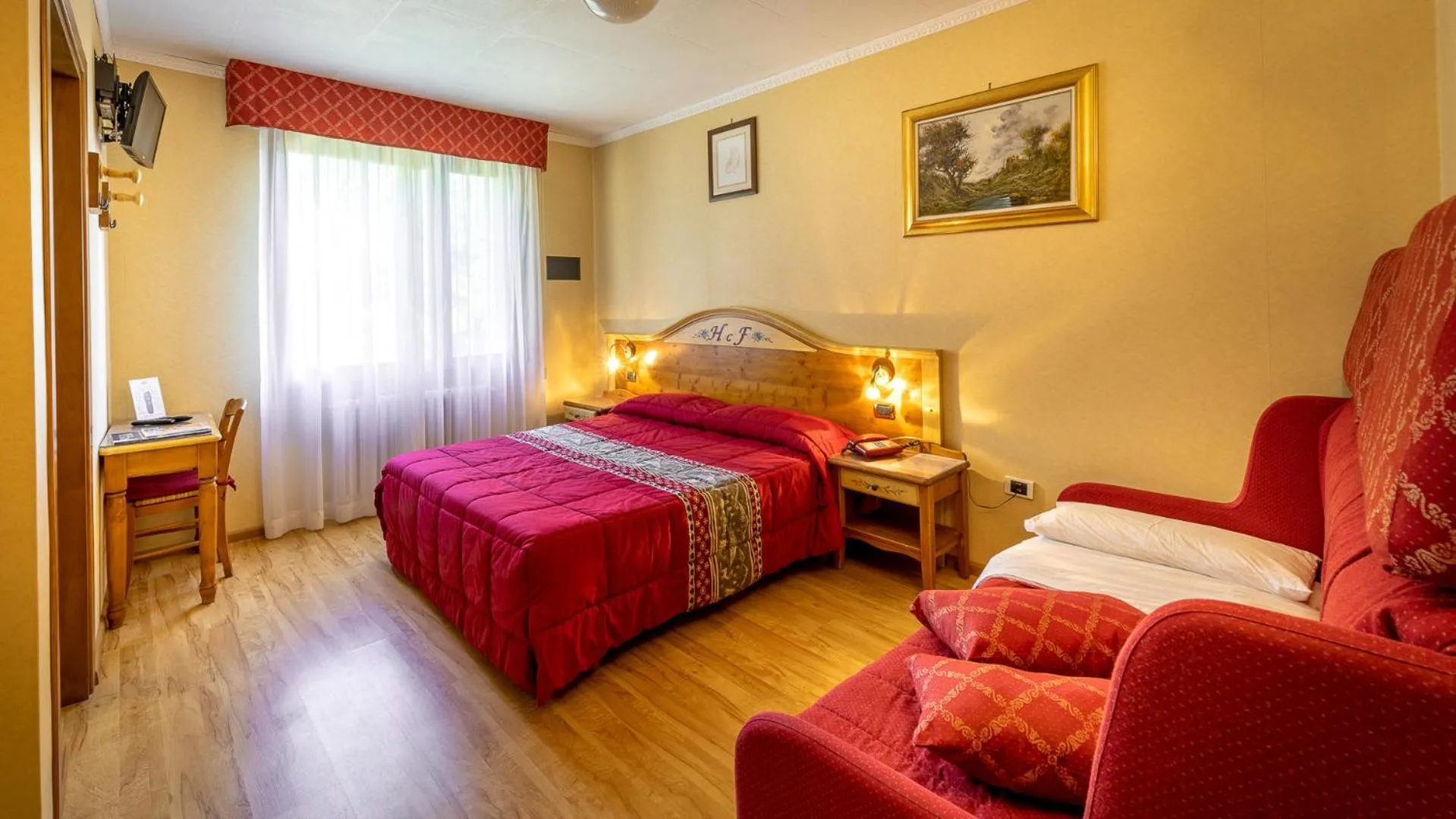 Bed in Hotel Club Funivia