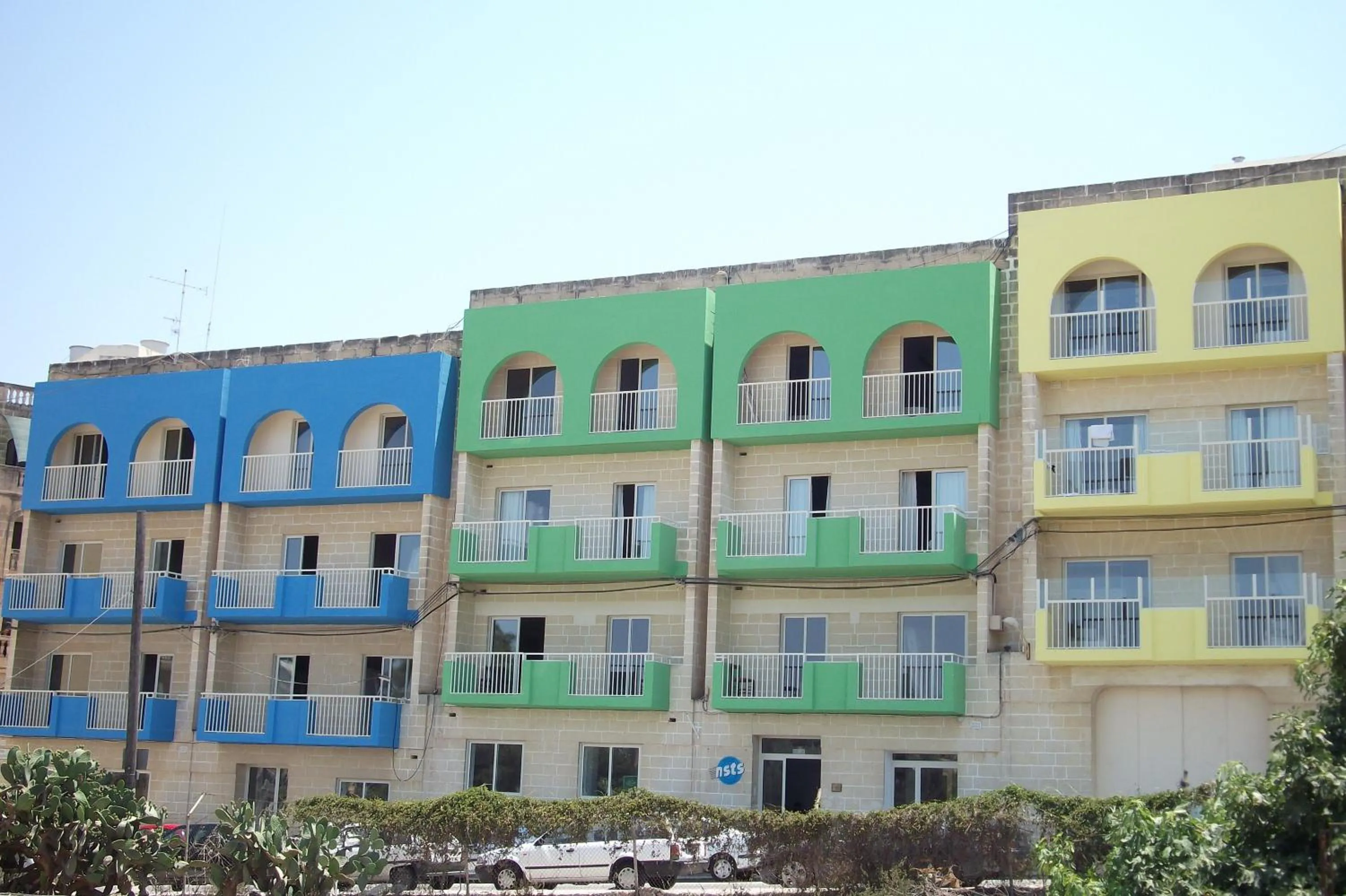 Facade/entrance in NSTS Campus Residence and Hostel