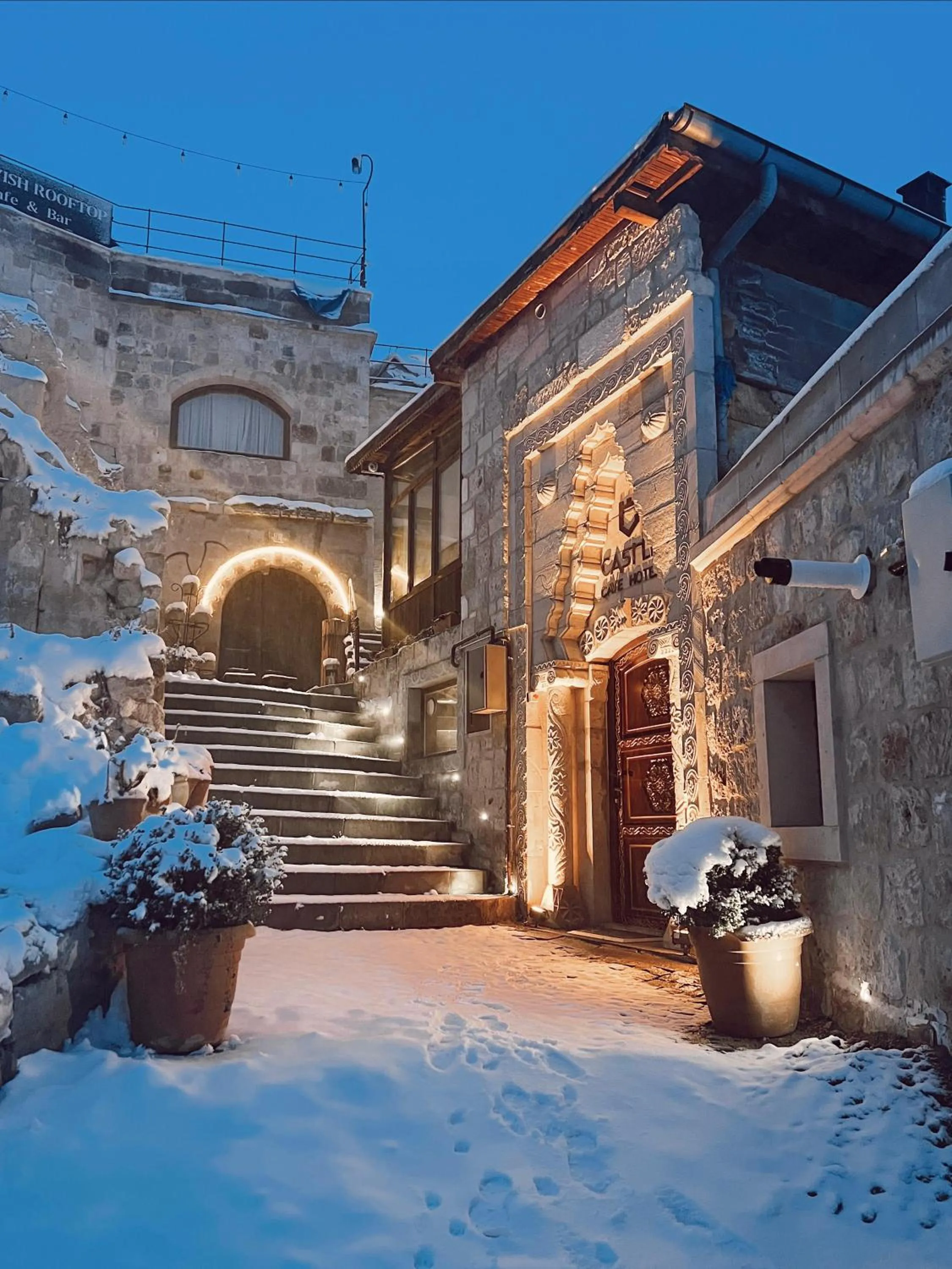 Property building in Castle Cave Hotel