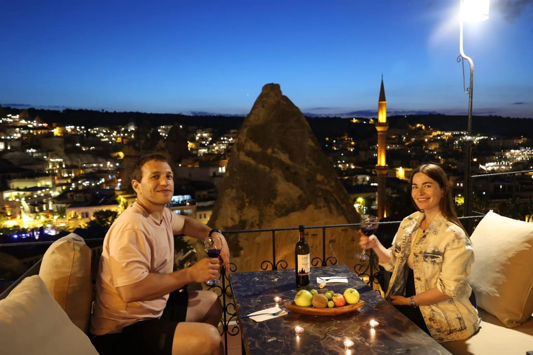 Patio in Castle Cave Hotel