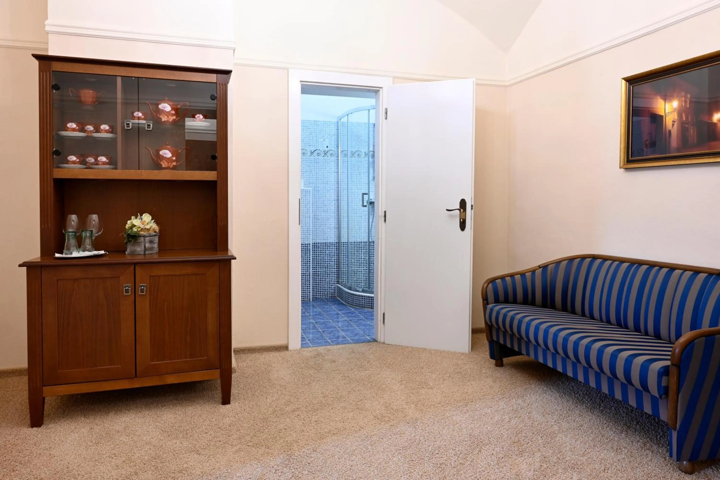 Seating area in Hotel Bouček