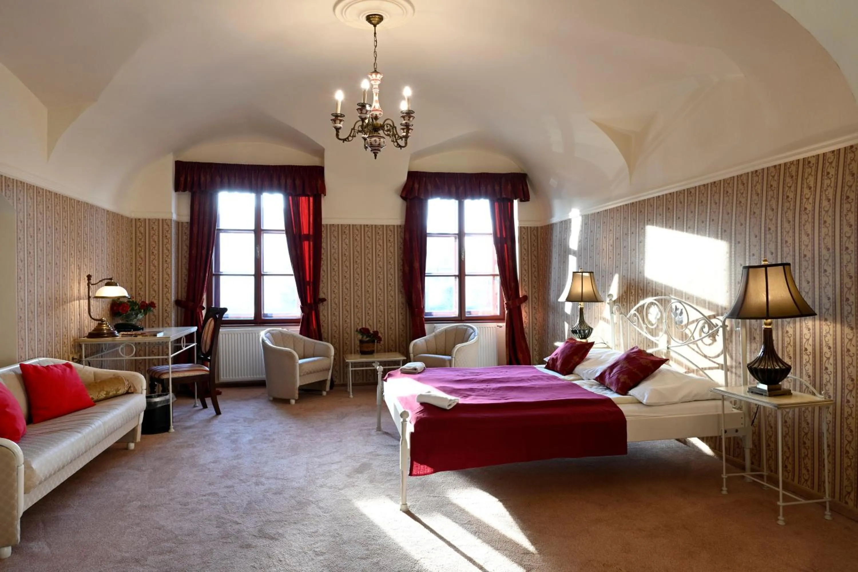 Bedroom, Bed in Hotel Bouček