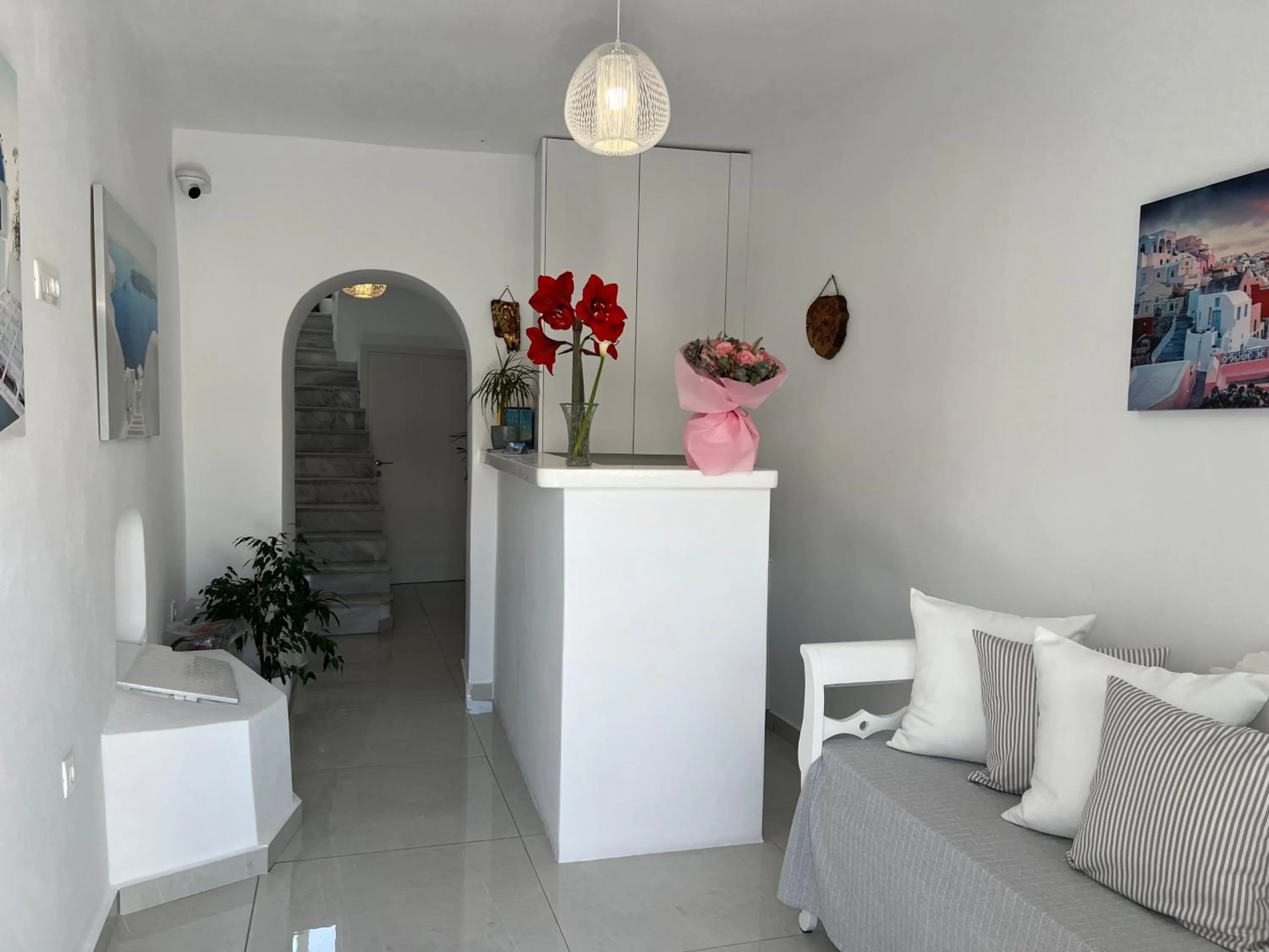 Lobby or reception in Villa Pavlina