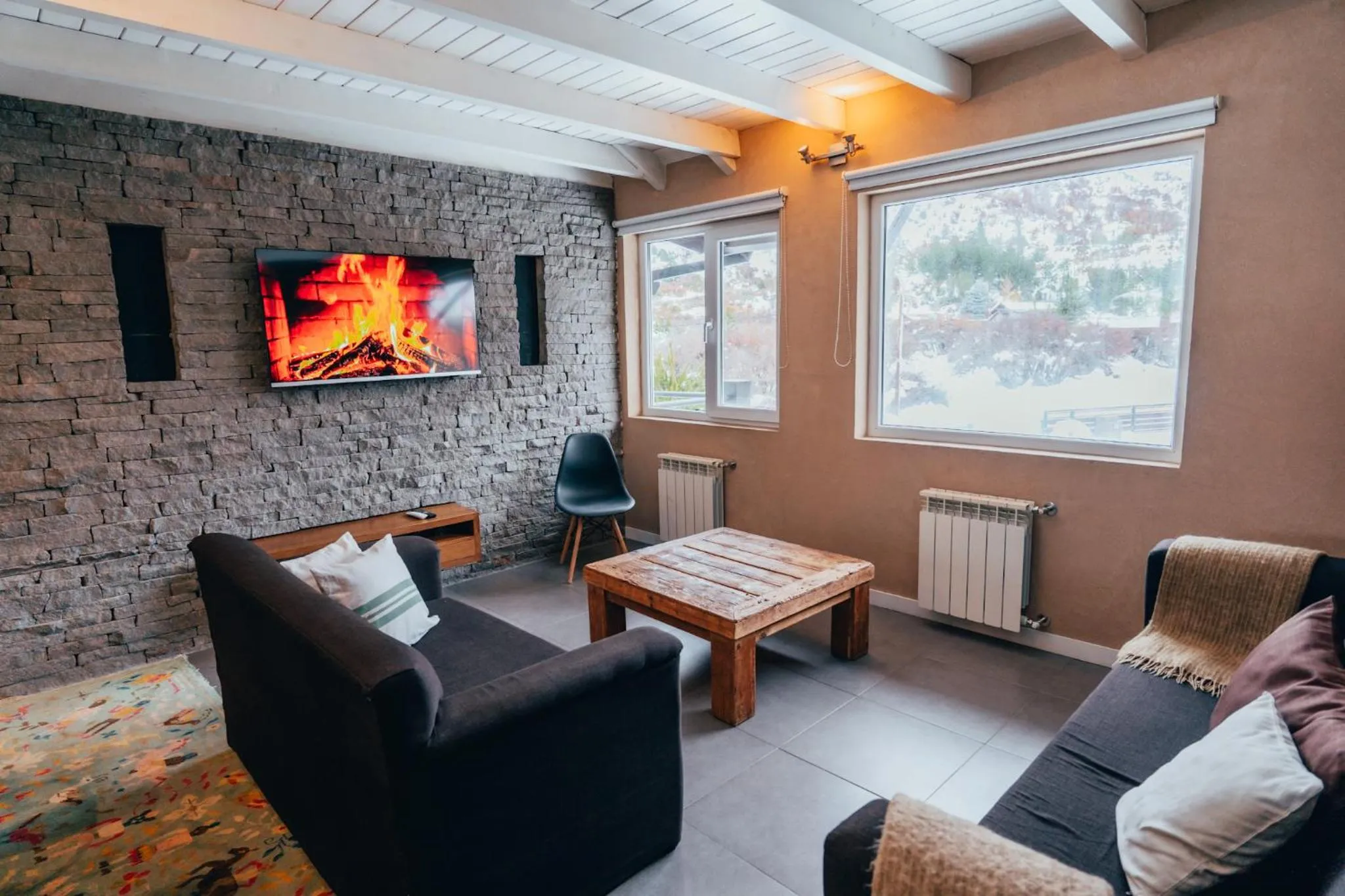 Living room in Ski Sur Apartments