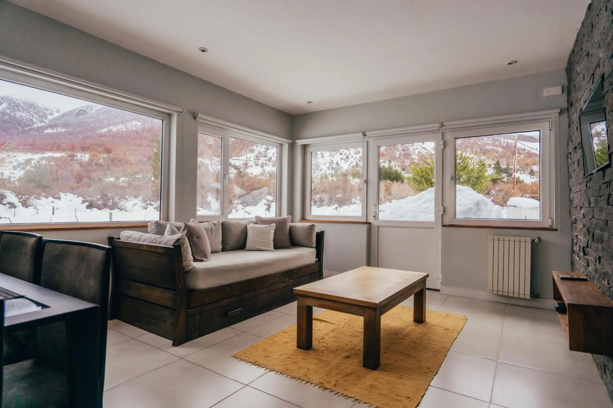 Living room in Ski Sur Apartments