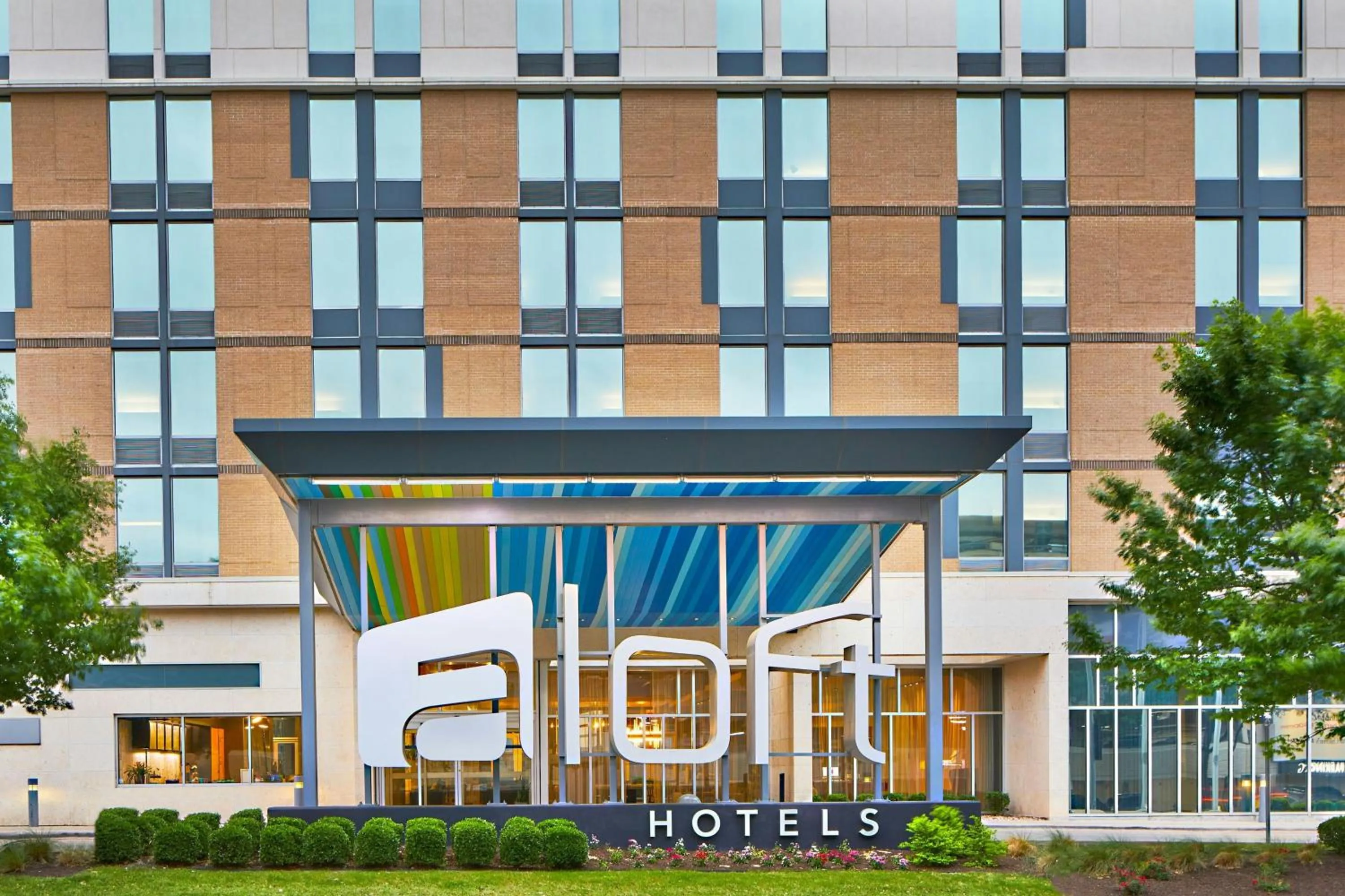 Property building in Aloft Austin at The Domain