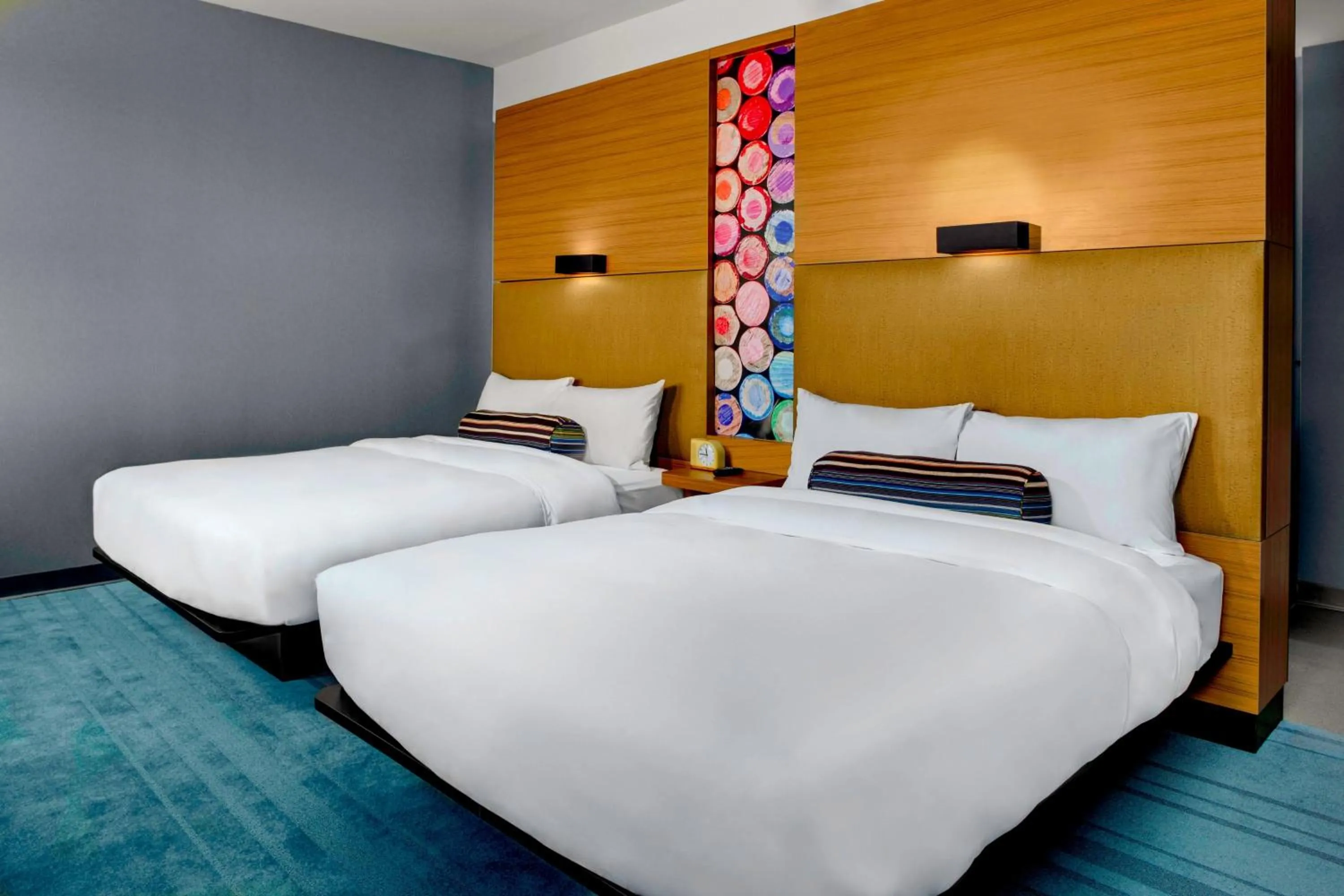 Photo of the whole room, Bed in Aloft Austin at The Domain