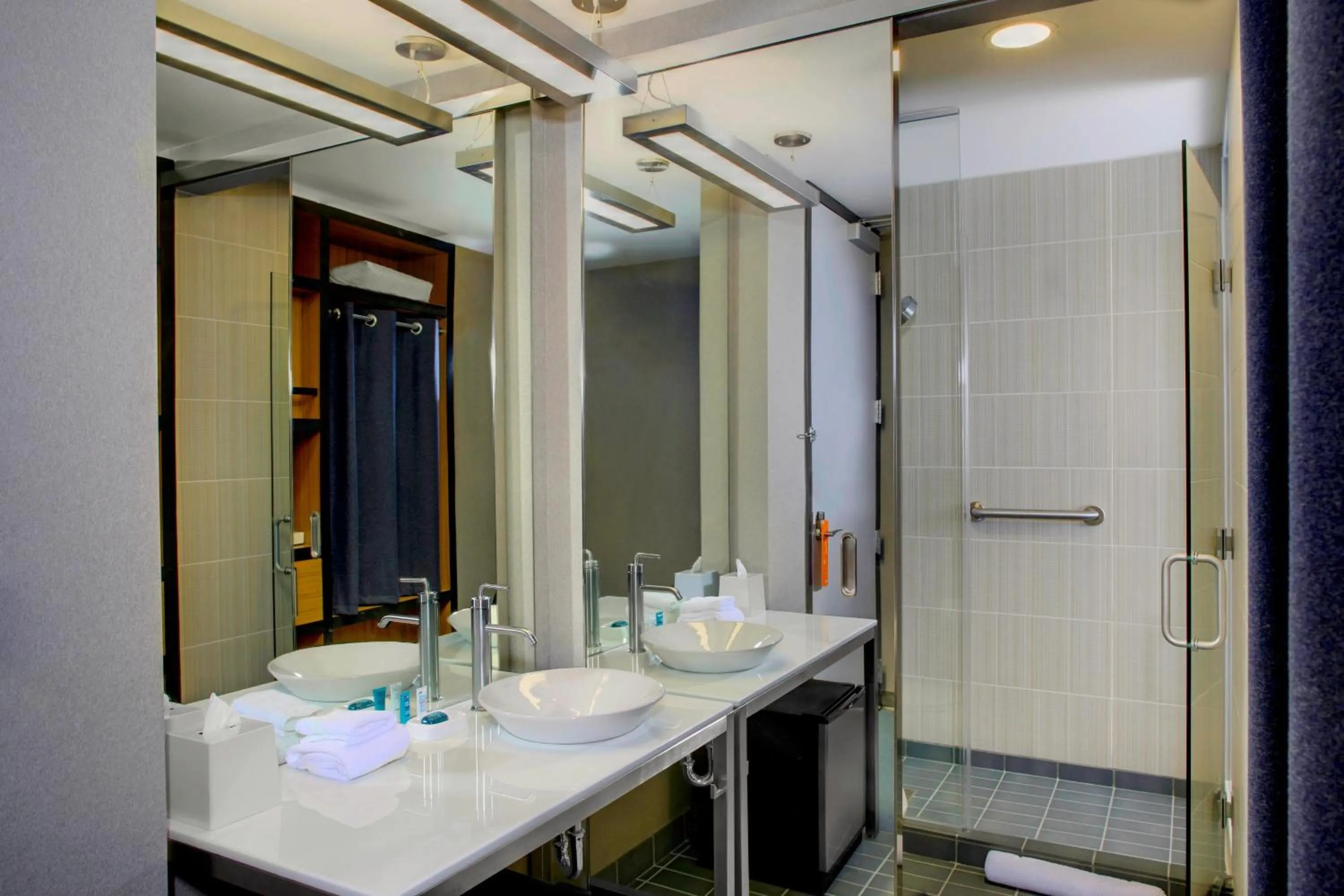 Bathroom in Aloft Austin at The Domain