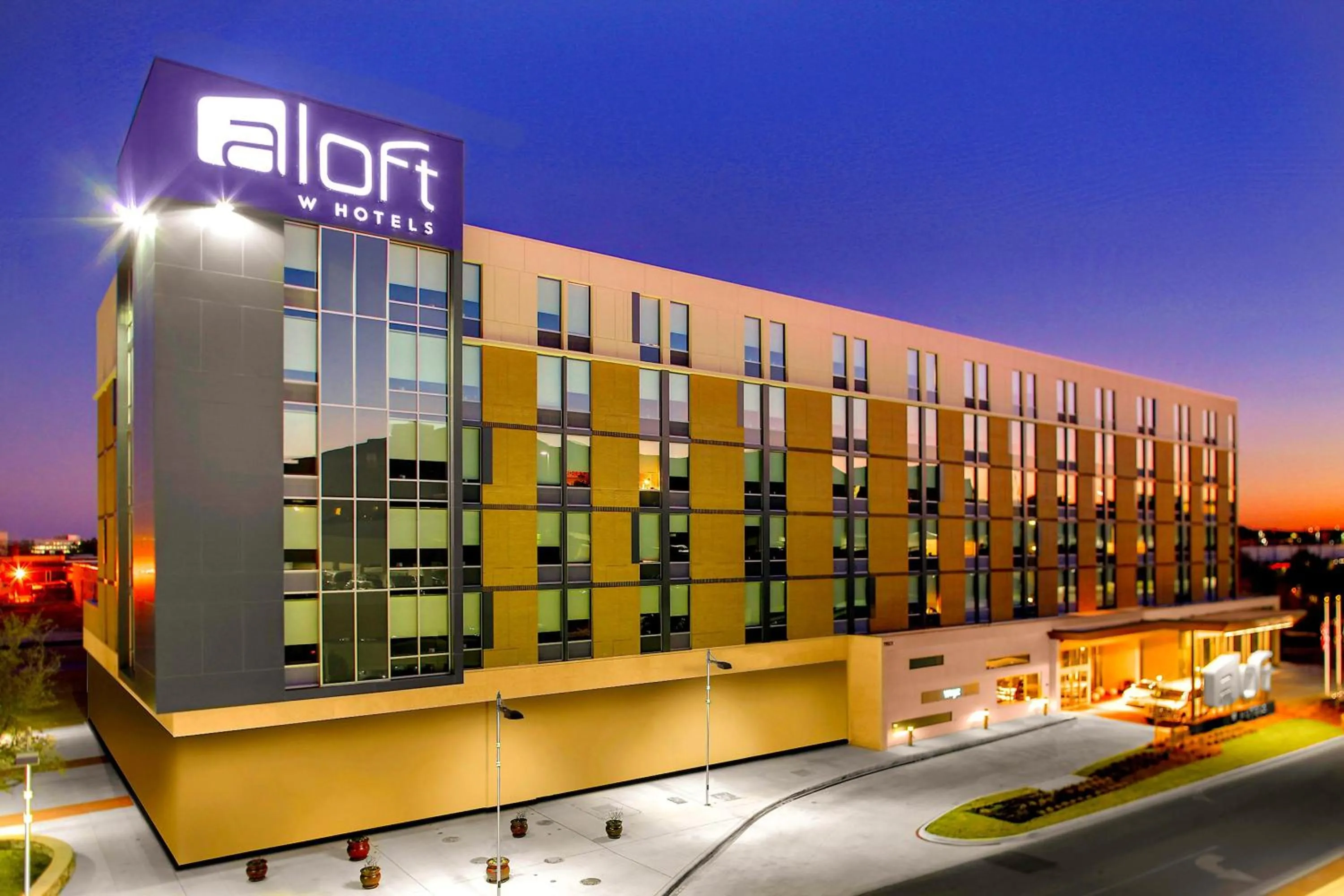 Property building in Aloft Austin at The Domain