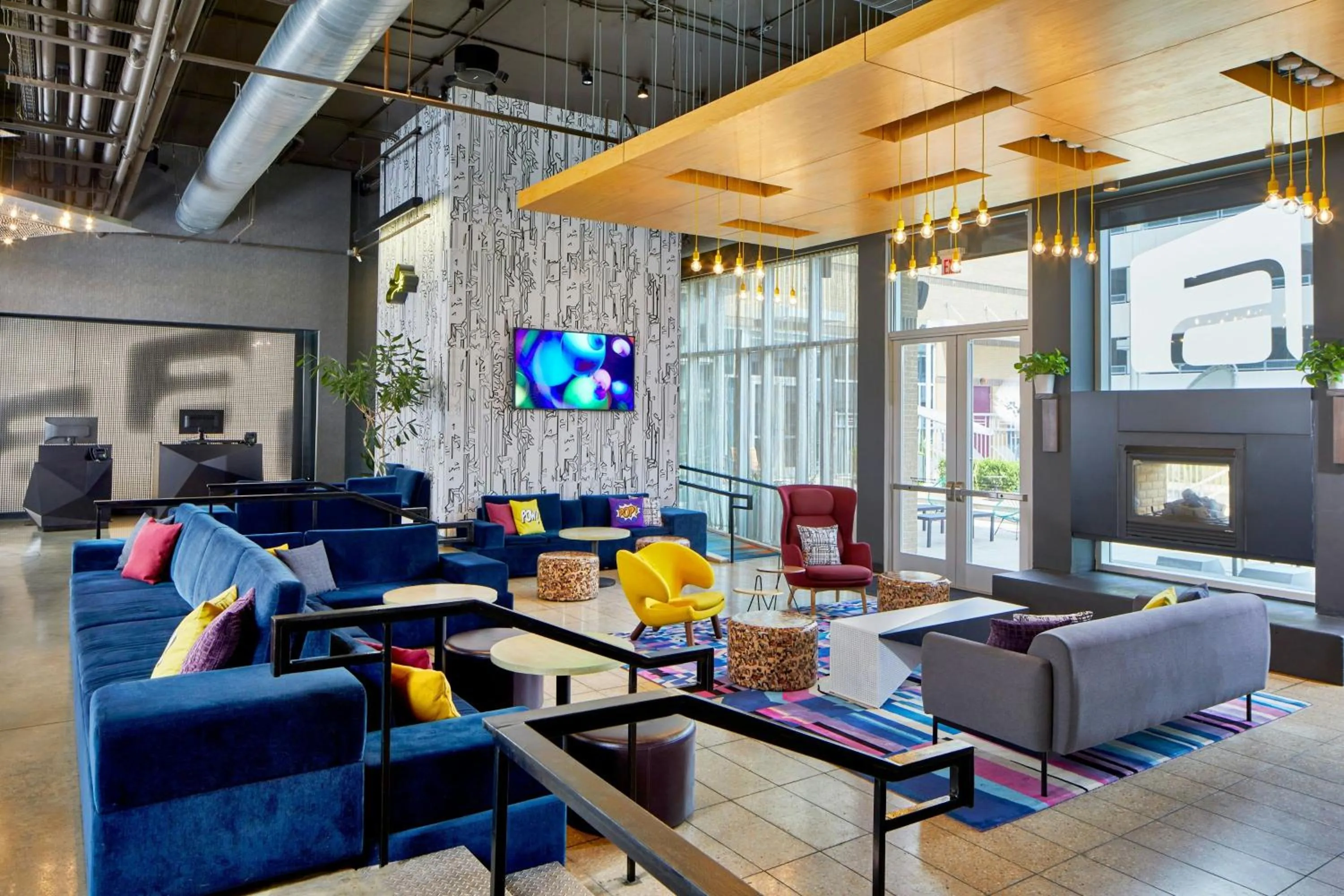Lobby or reception in Aloft Austin at The Domain