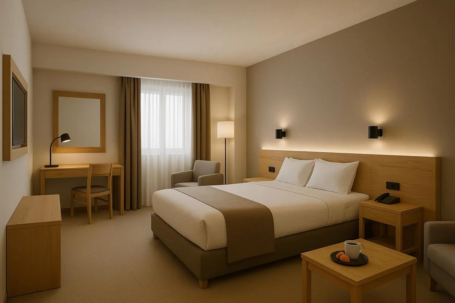 Bed in Atlas International Hotels