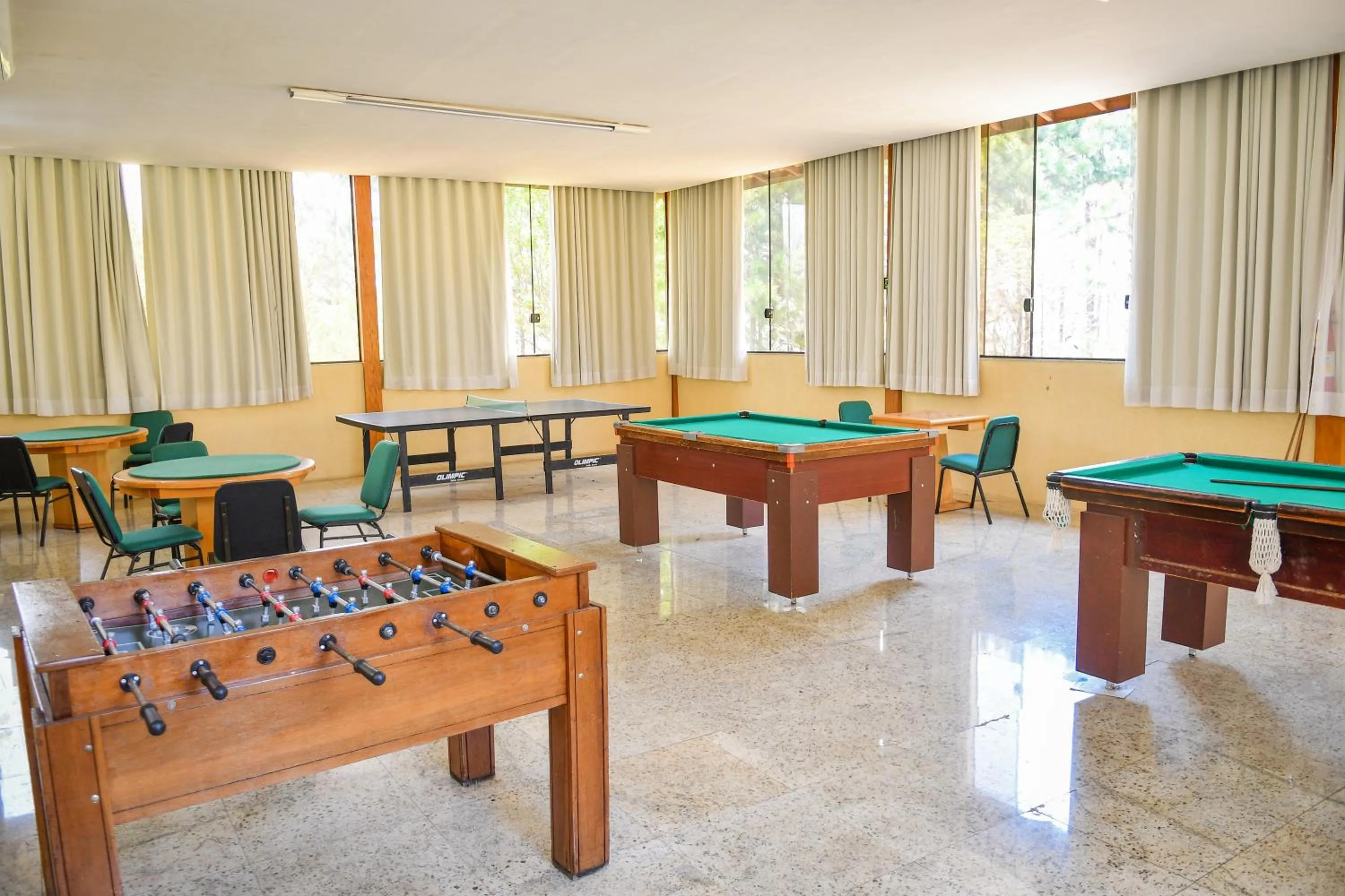 Game Room in Hotel Golden Park All Inclusive Poços de Caldas By Nacional Inn