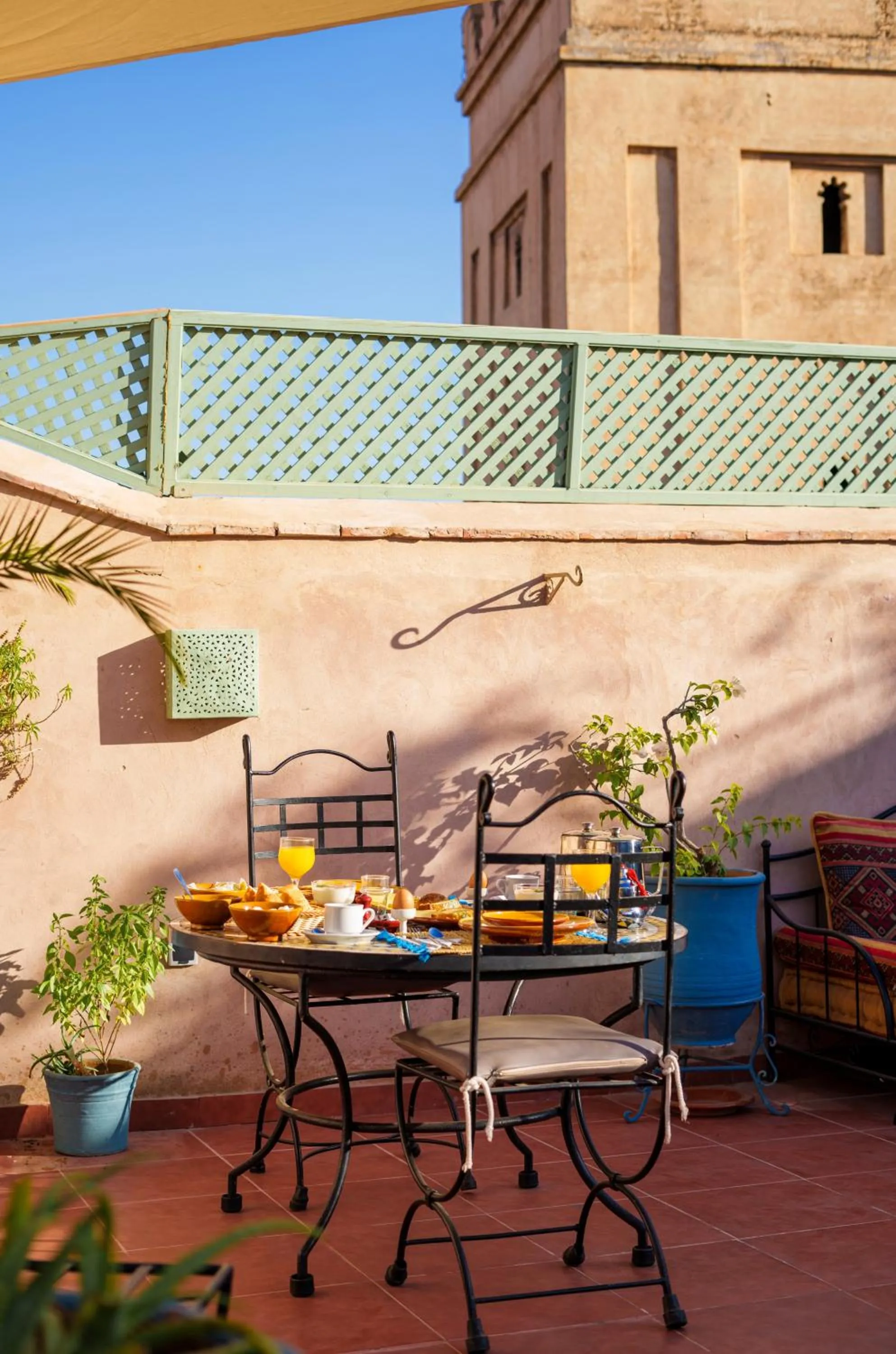 Patio in Riad Azalia