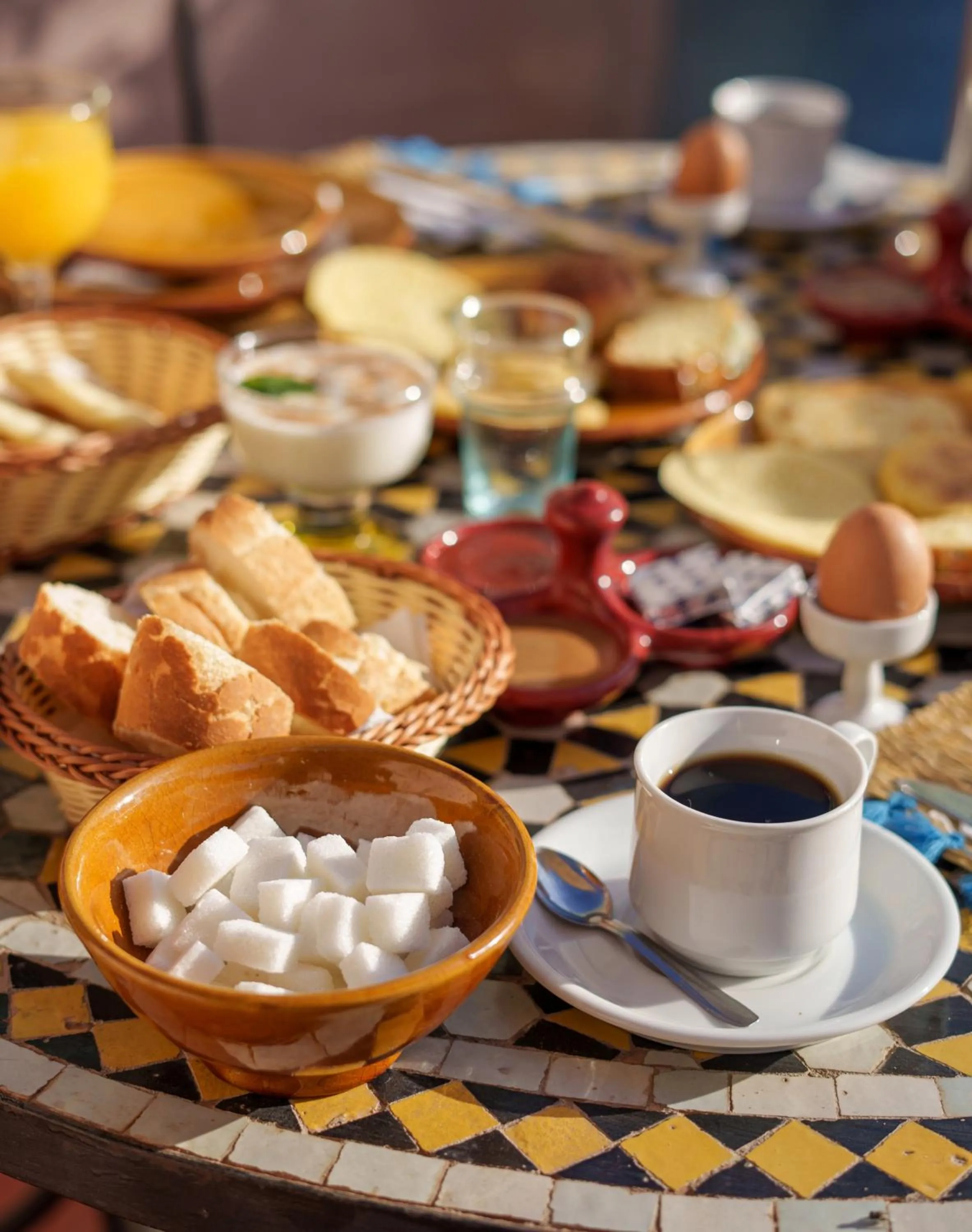 Food and drinks in Riad Azalia