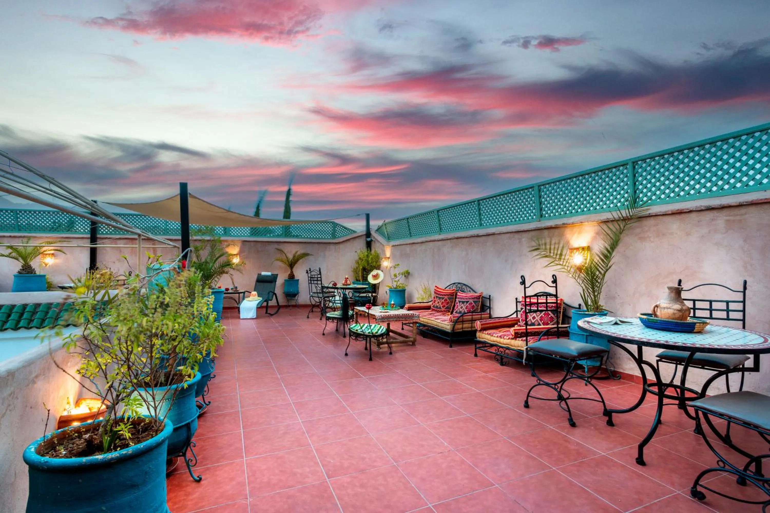 Patio in Riad Azalia