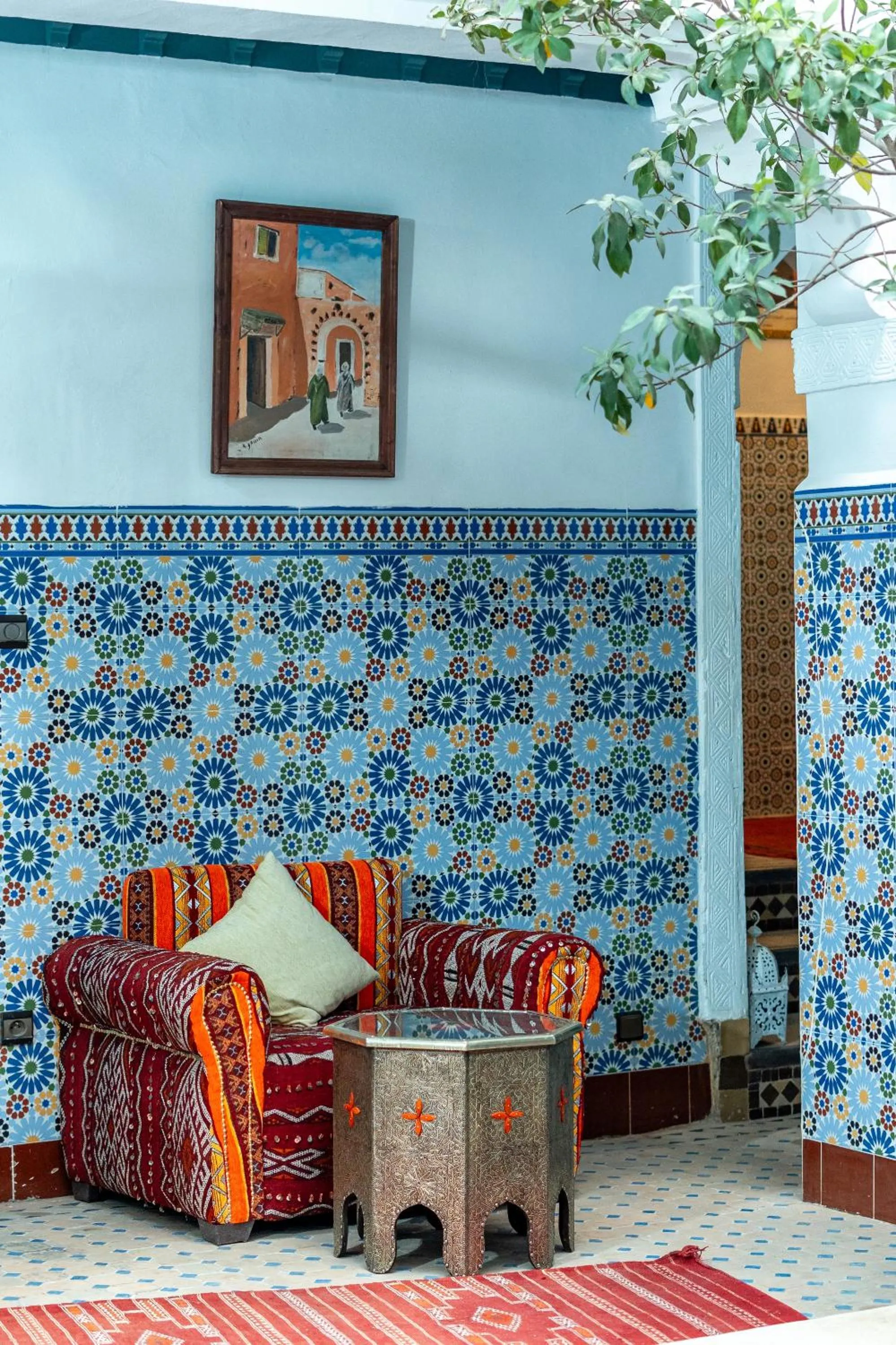 Living room in Riad Azalia