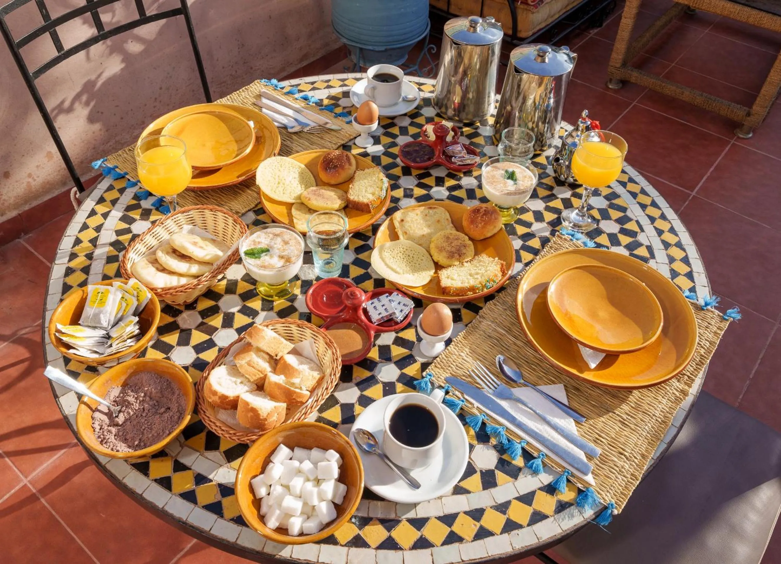 Food and drinks in Riad Azalia