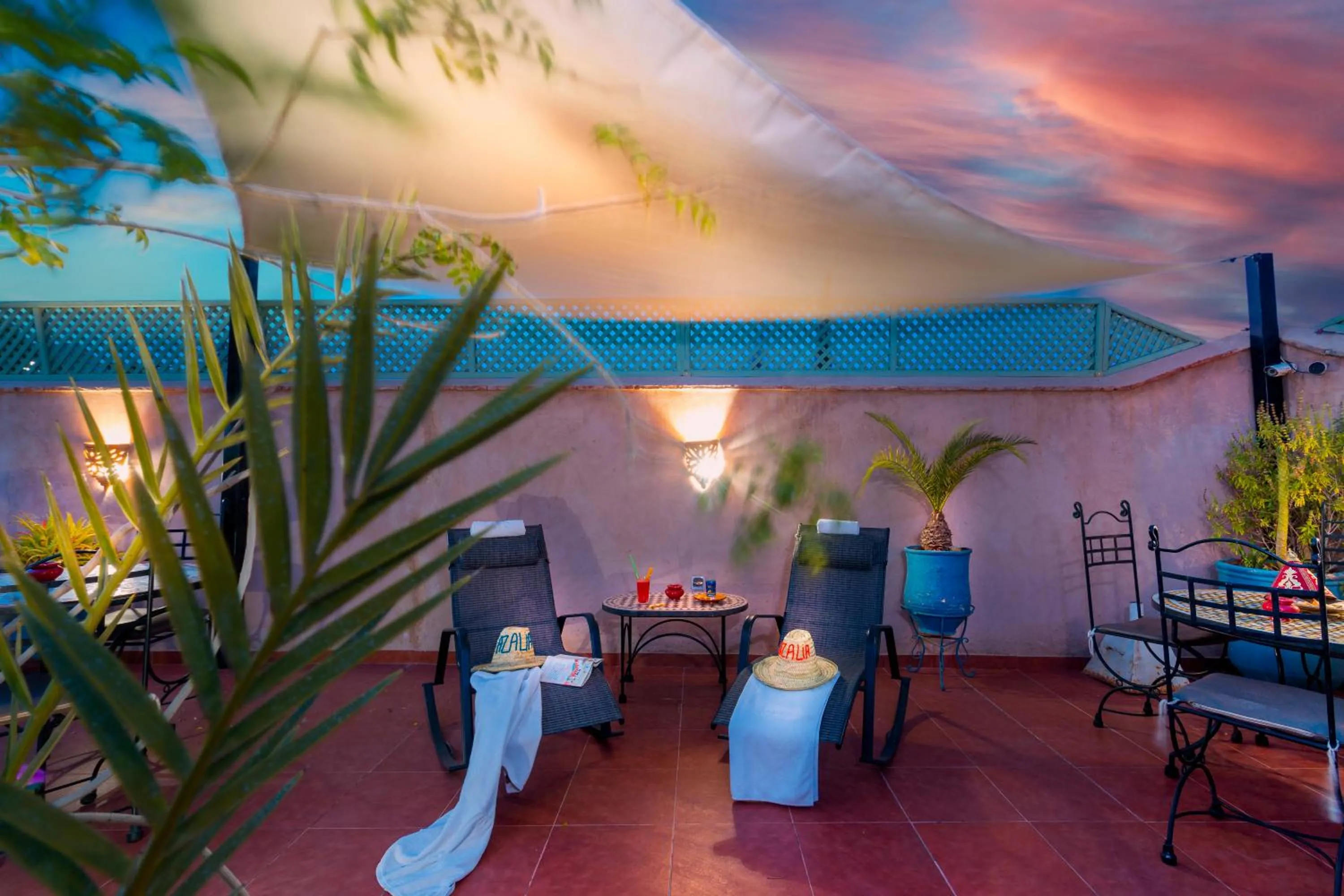 Patio in Riad Azalia