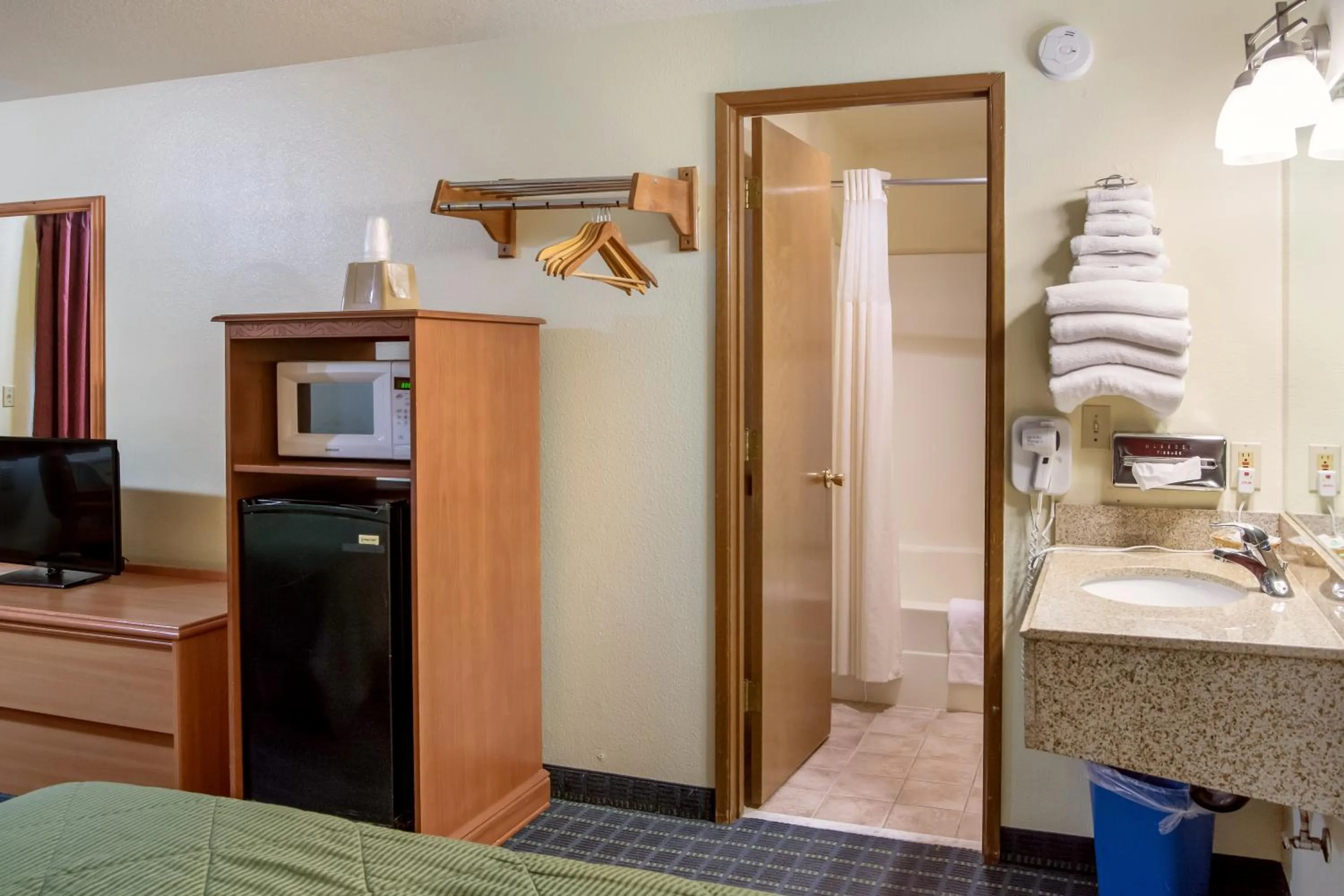 Bathroom in Super 8 by Wyndham Vancouver East