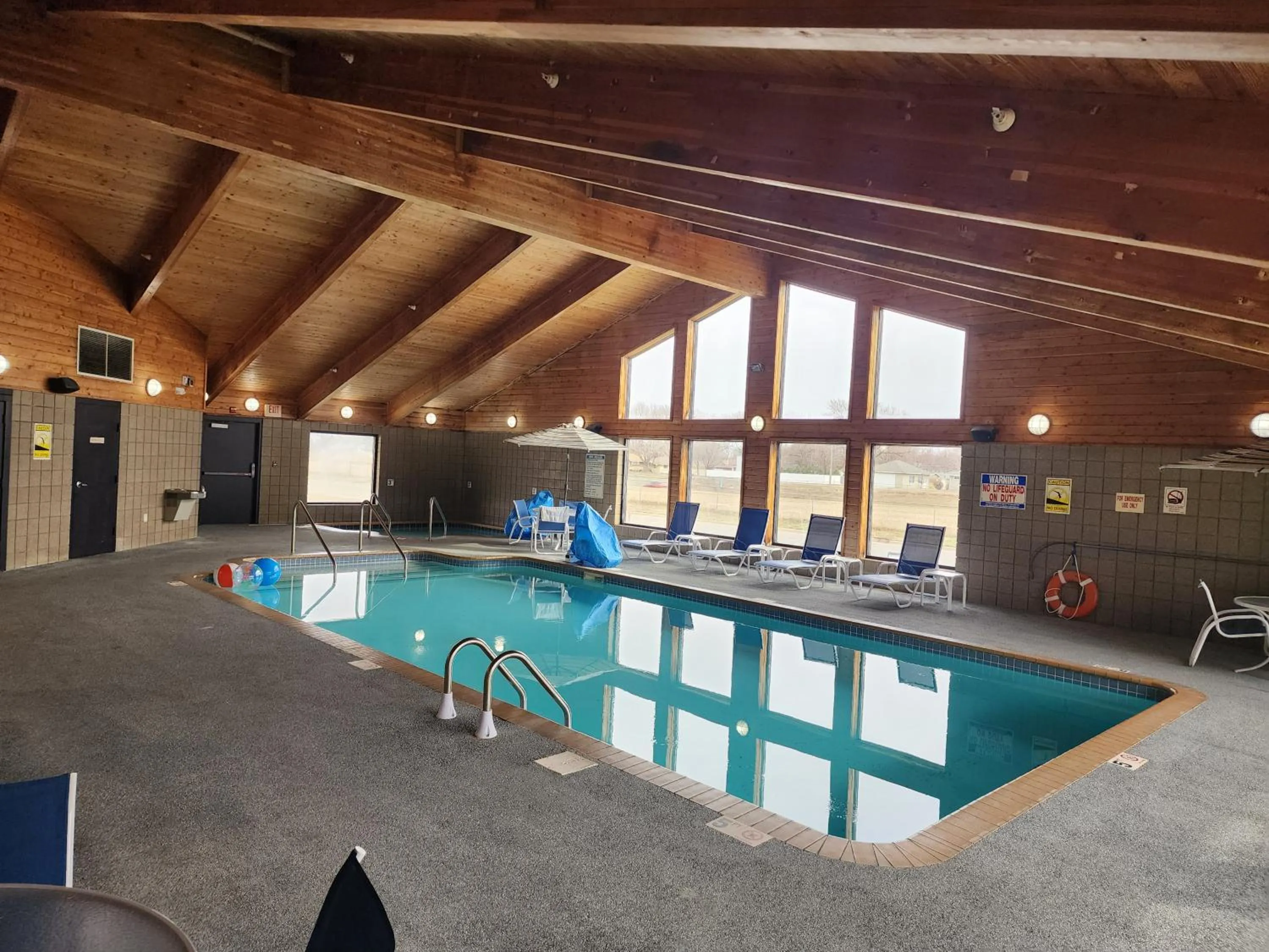 Swimming pool in AmericInn by Wyndham Austin