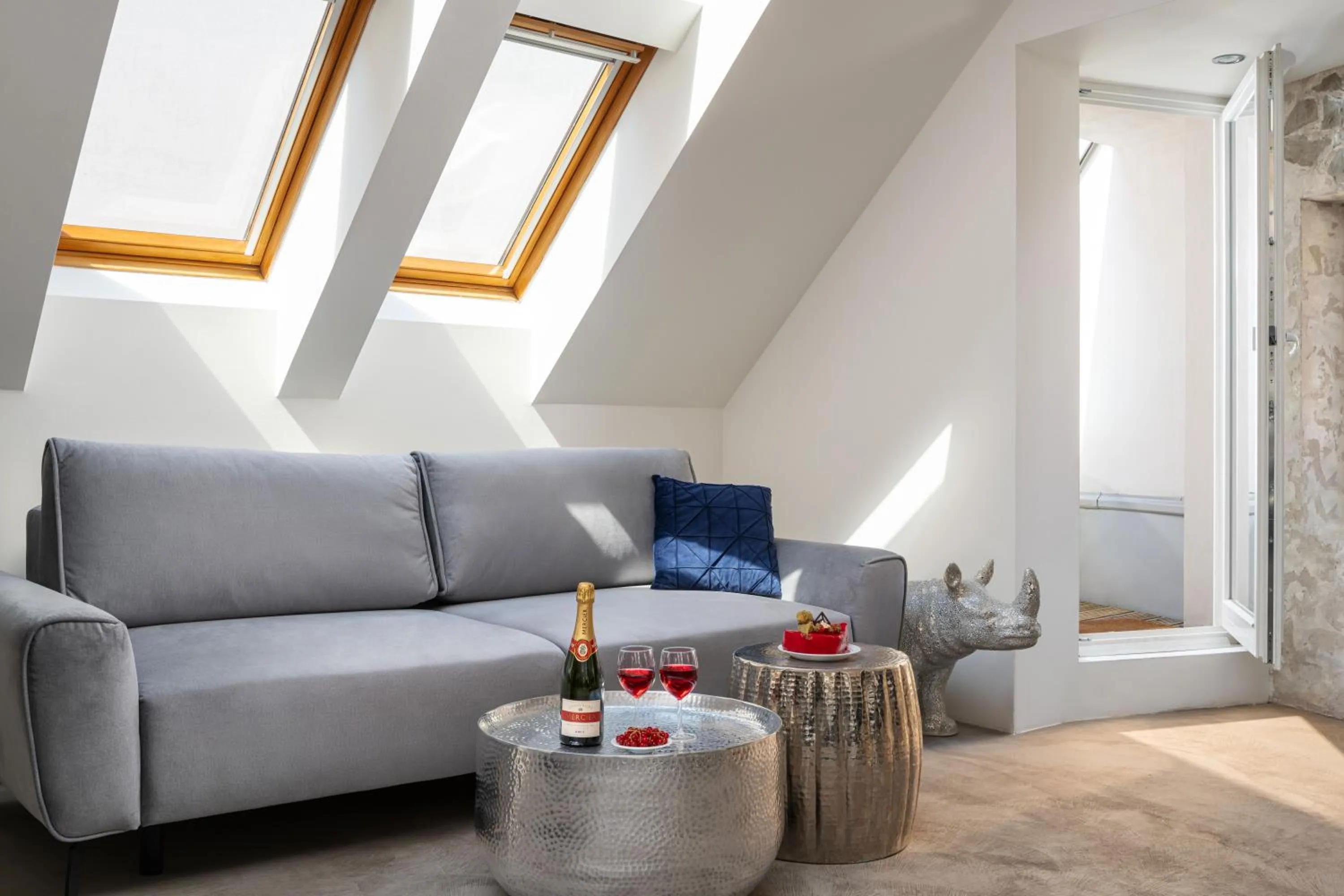 Living room in Coco Chanel Boutique Apartment by Goodnite cz