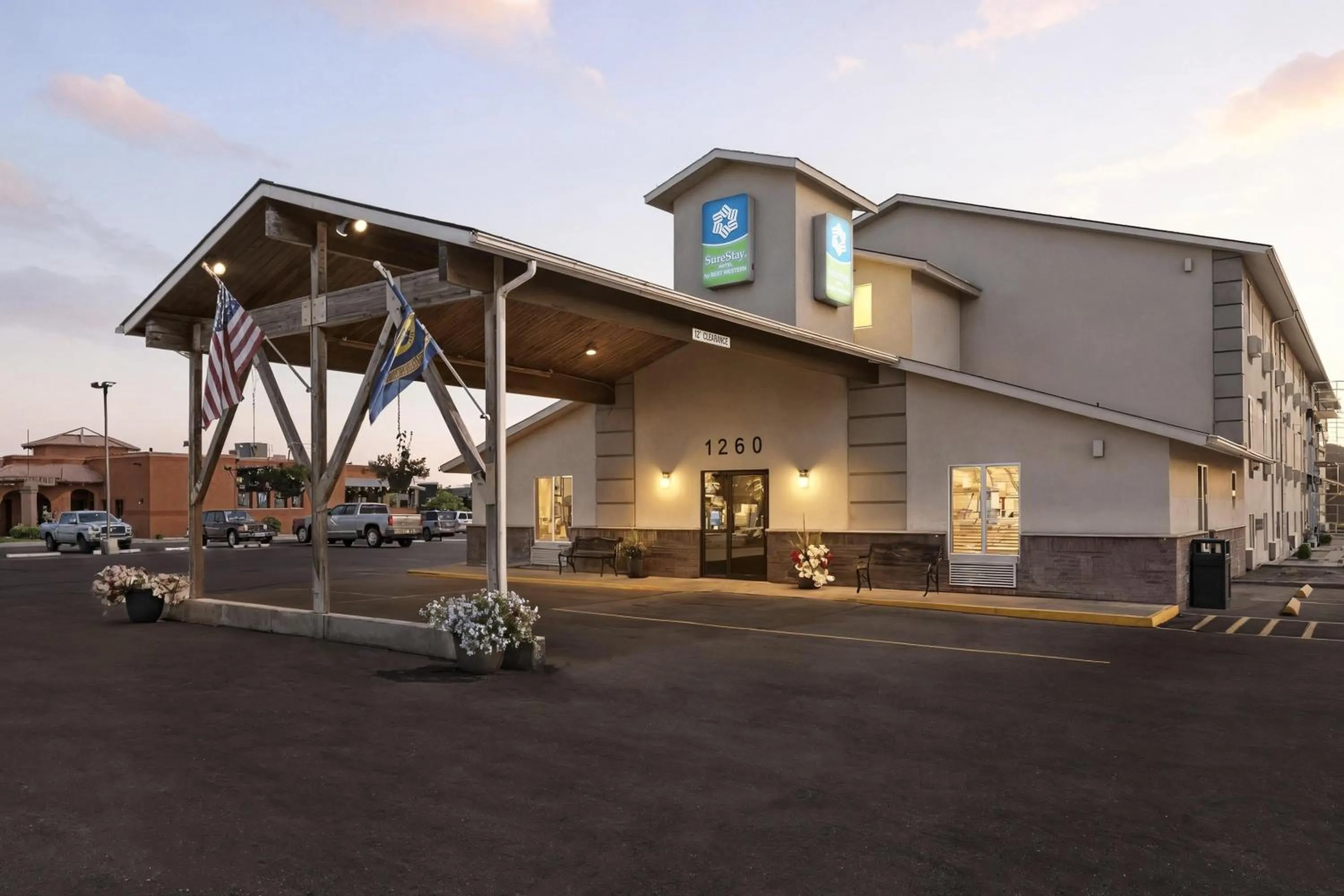 Property building in SureStay Hotel by Best Western Twin Falls