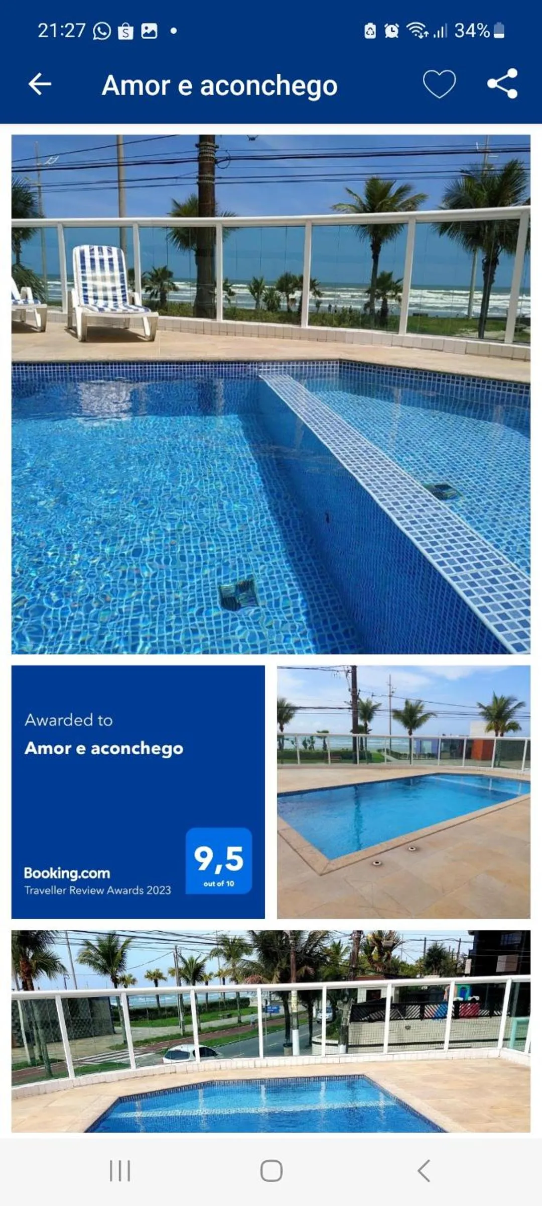 Amor e aconchego beira mar e ar condicionado
