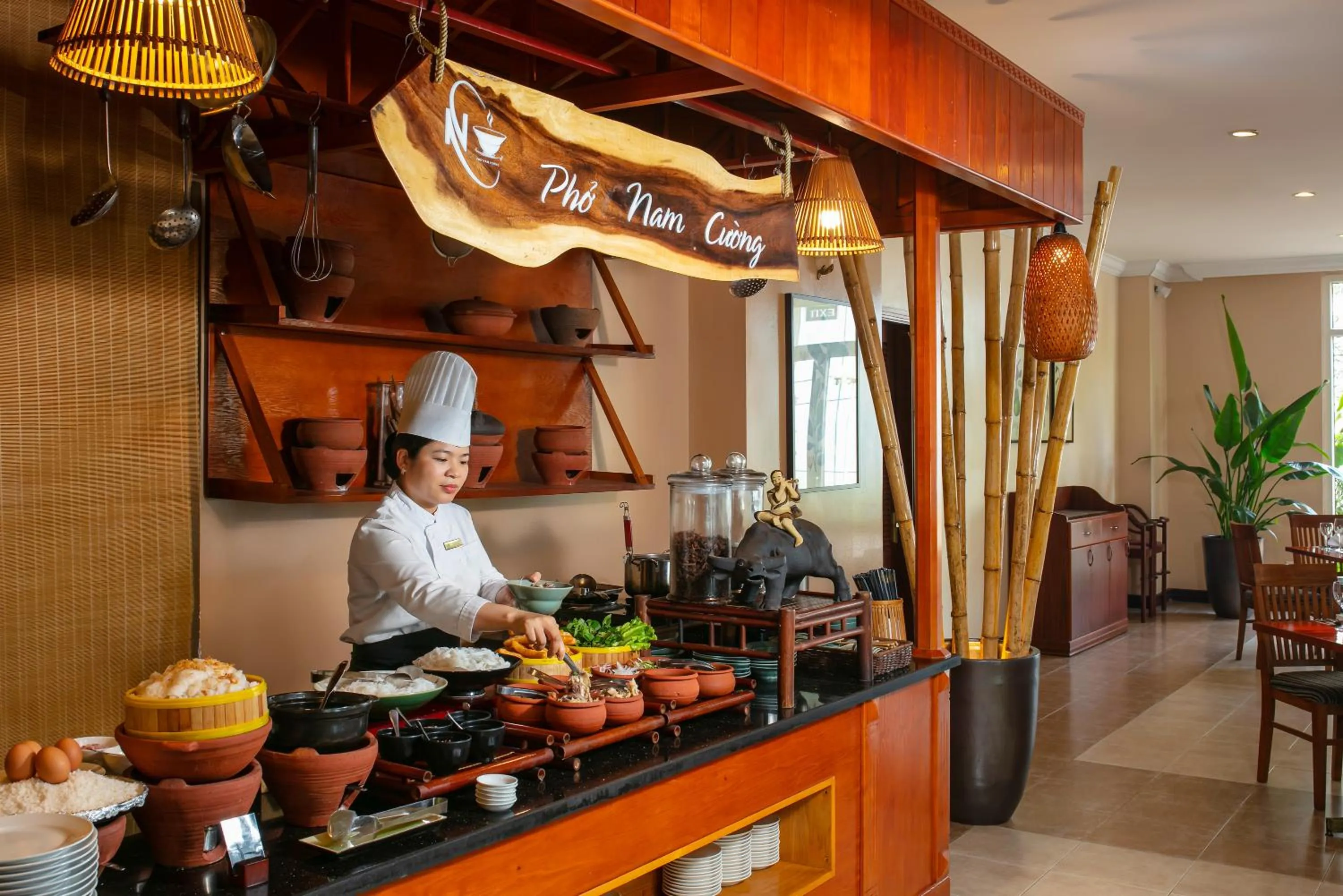 Breakfast in Nam Cuong Hai Duong Hotel