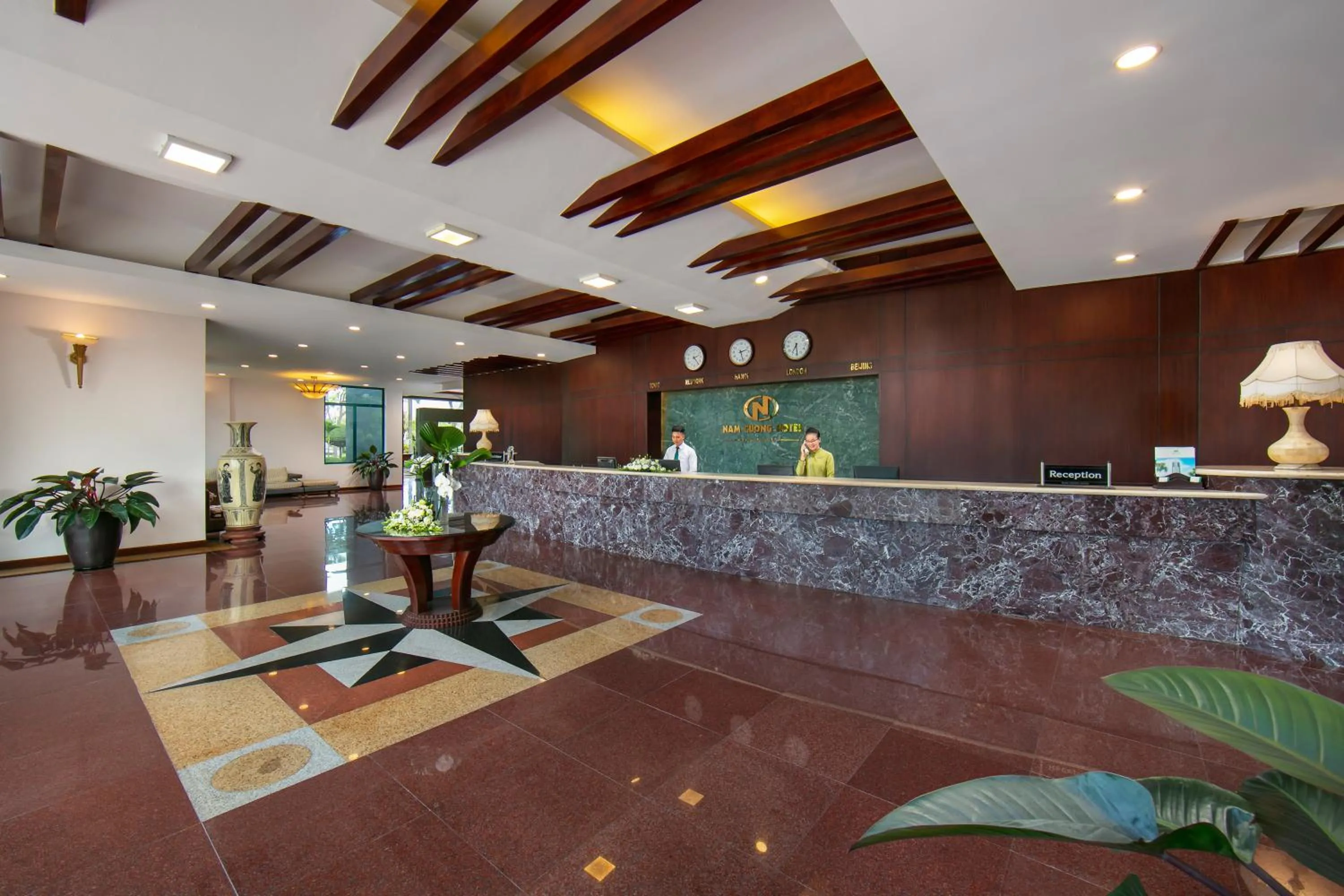 Lobby or reception in Nam Cuong Hai Duong Hotel