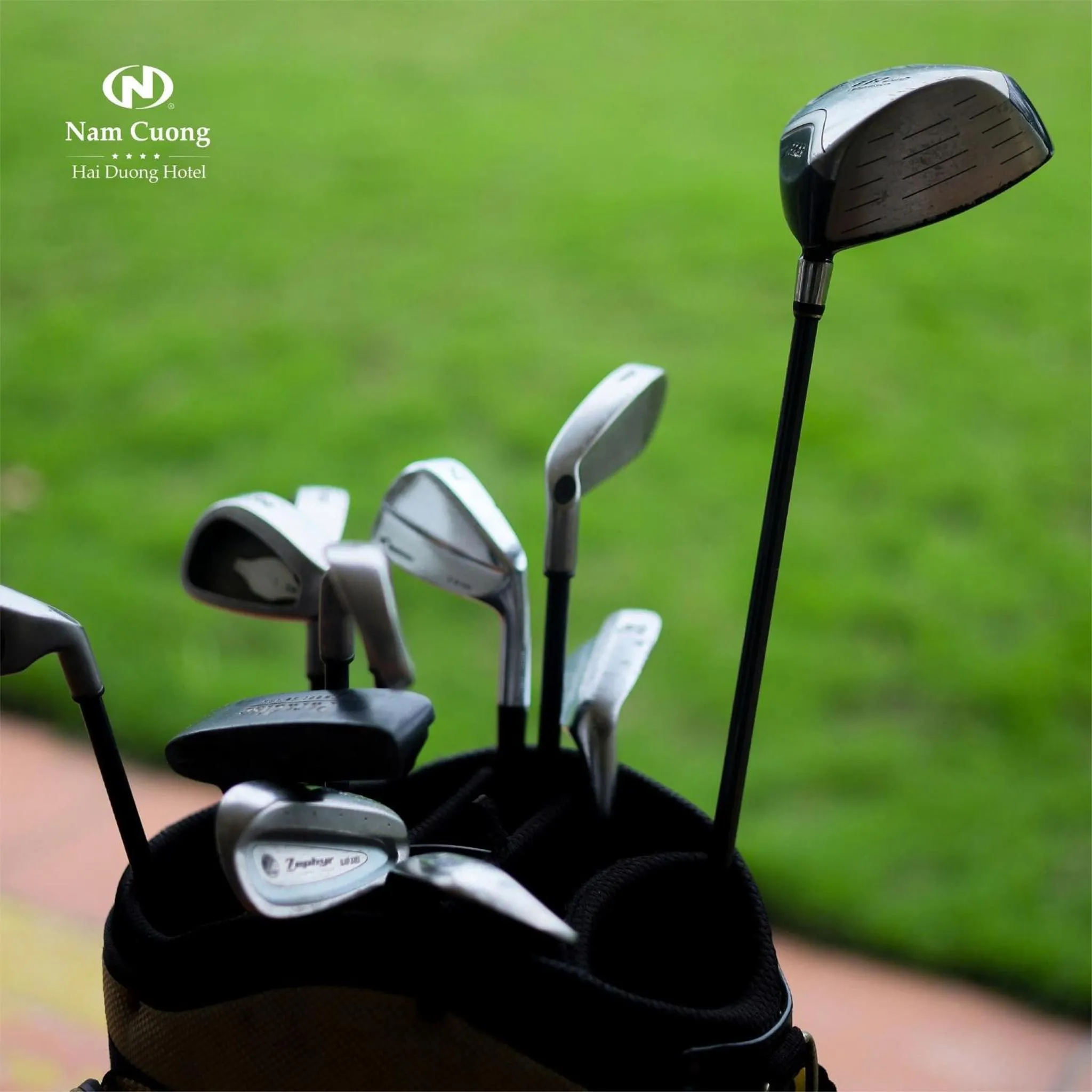 Minigolf in Nam Cuong Hai Duong Hotel