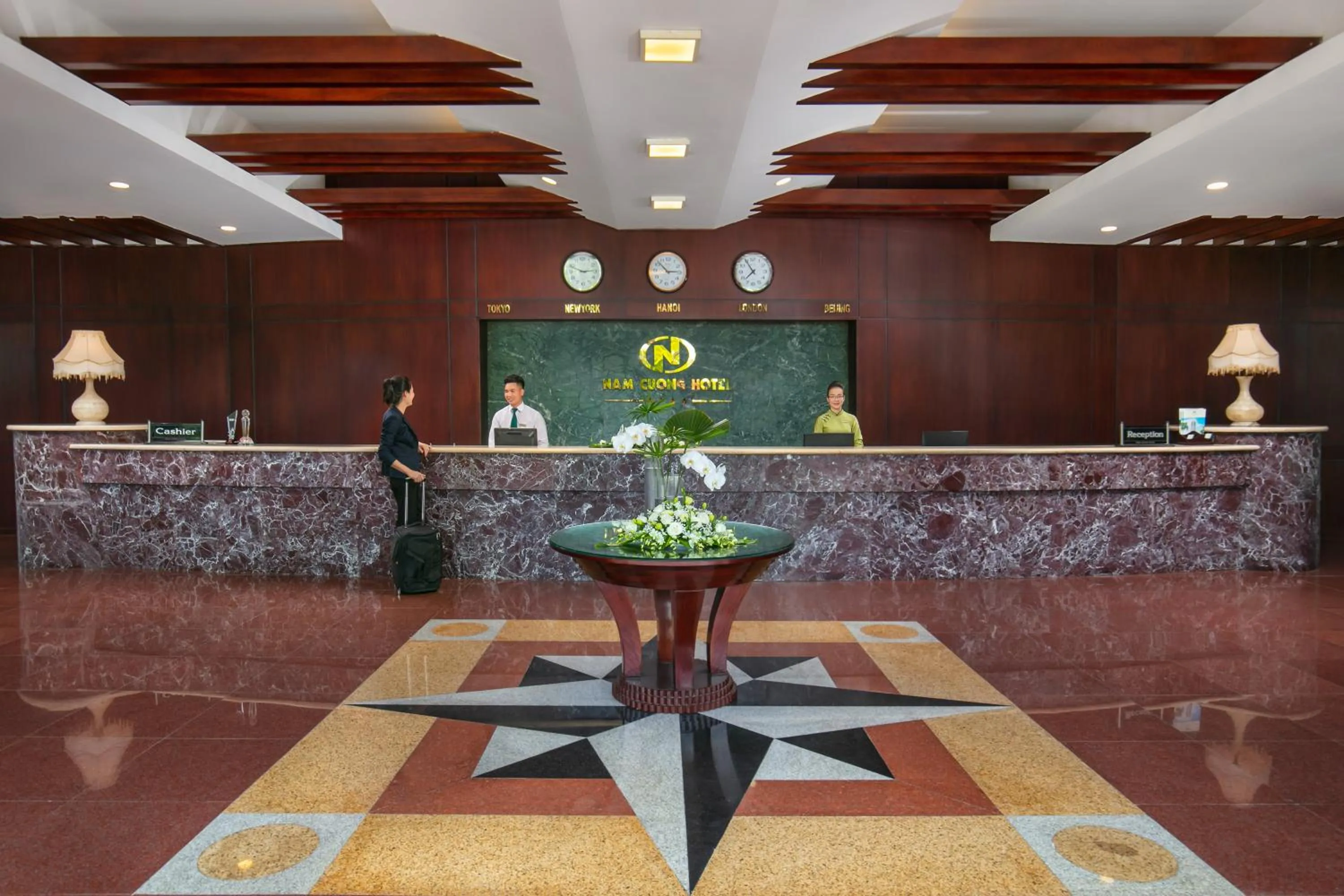 Lobby or reception in Nam Cuong Hai Duong Hotel