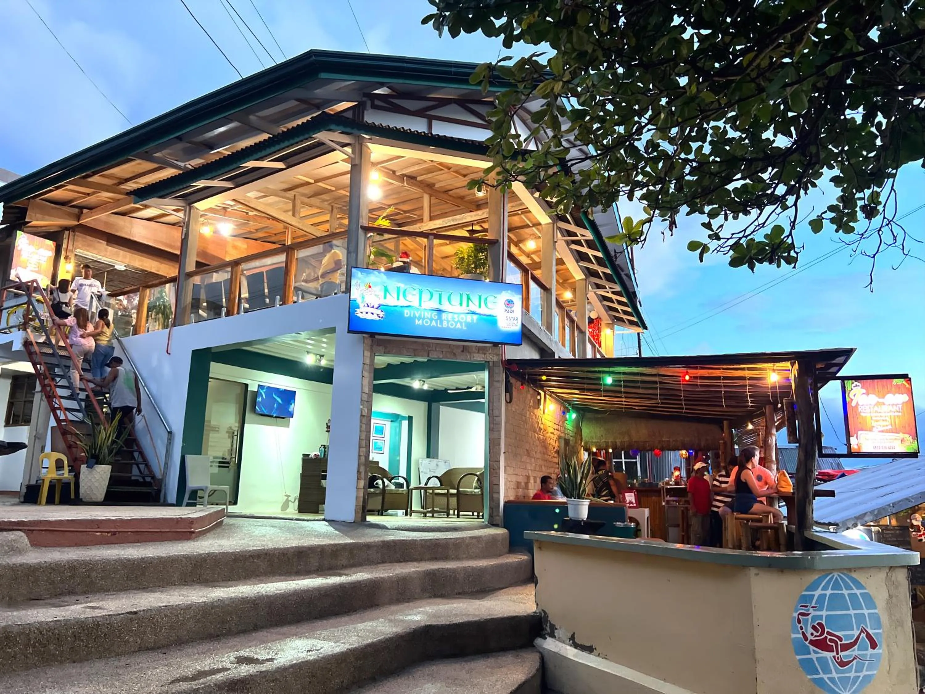 Property building in Neptune Diving Resort Moalboal