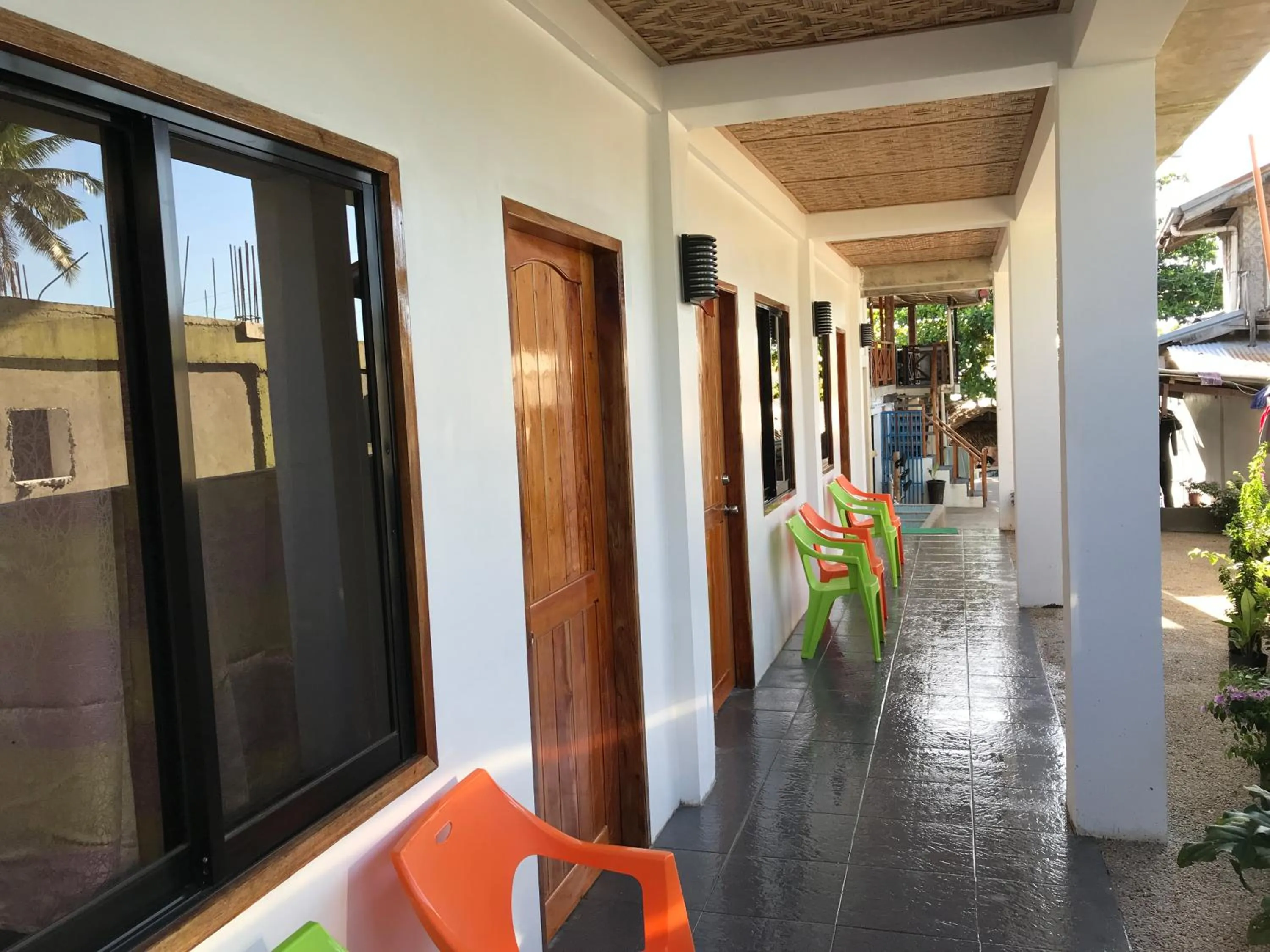 Patio in Neptune Diving Resort Moalboal