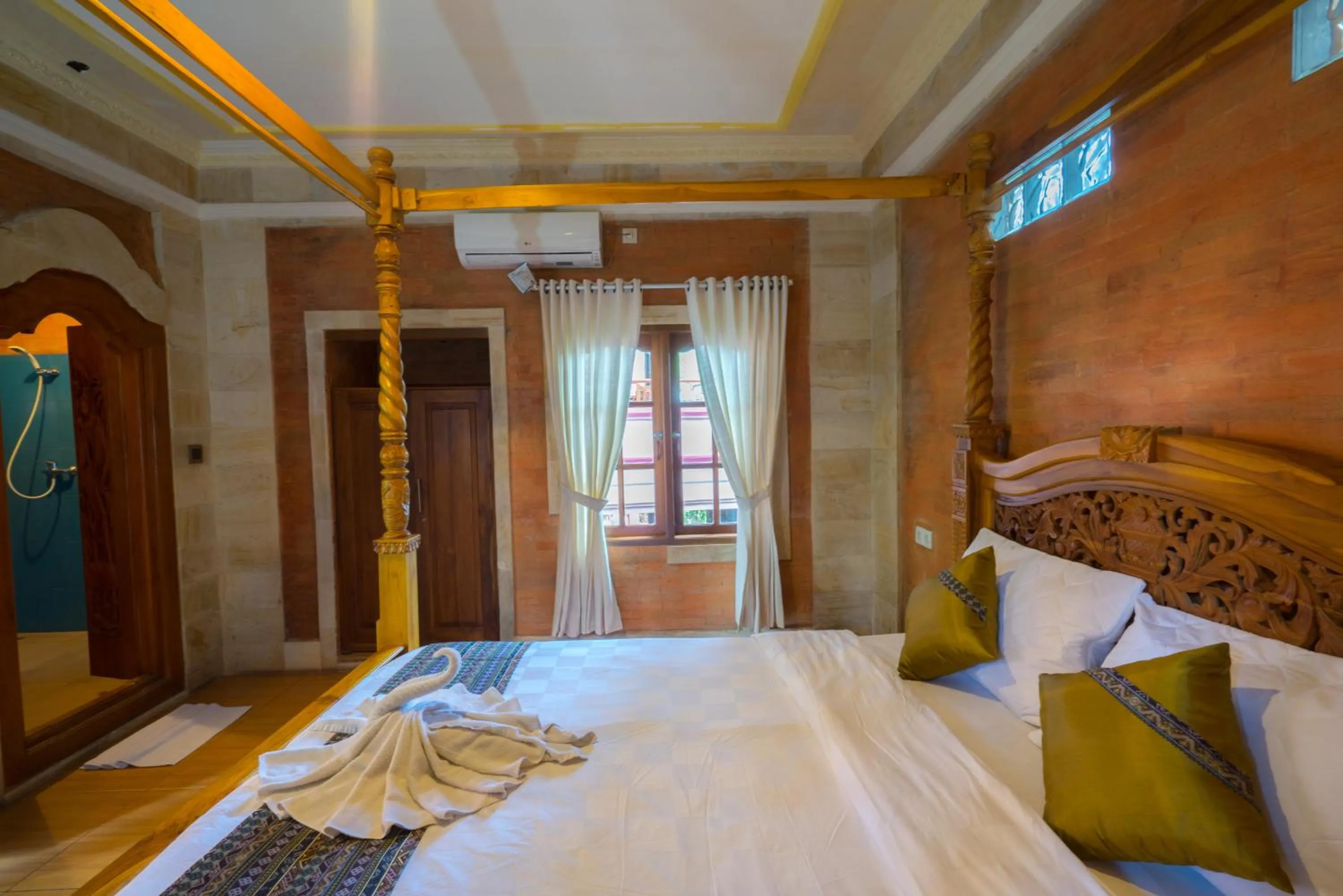 Bedroom, Bed in Sania's House